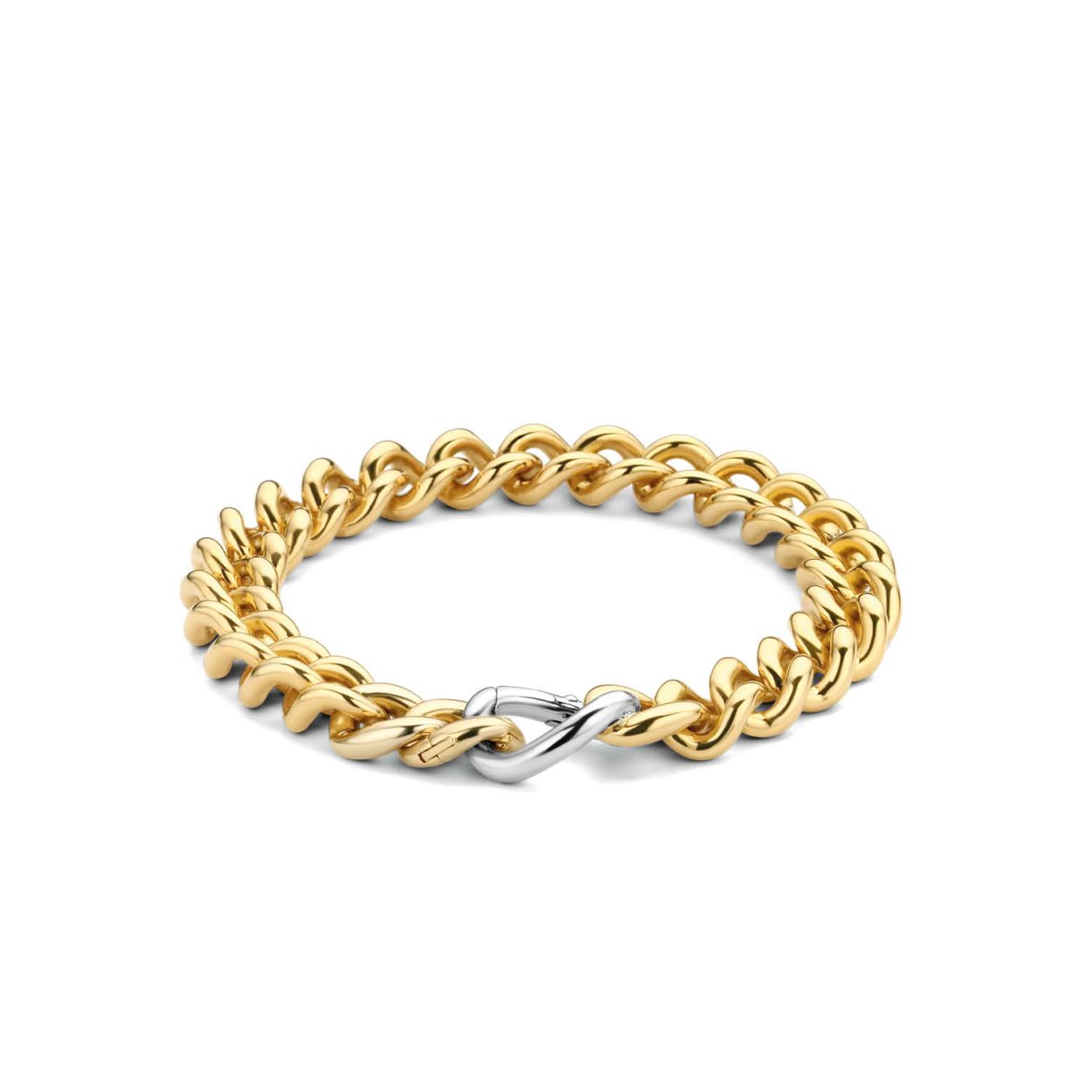 De TI SENTO - Milano Armband 2935SY is gemaakt van Zilver met een geelgouden plating. De kleurstelling van deze armband is Zilver geelgoud verguld. Alle TI SENTO - Milano producten worden geleverd in een luxe geschenkverpakking.