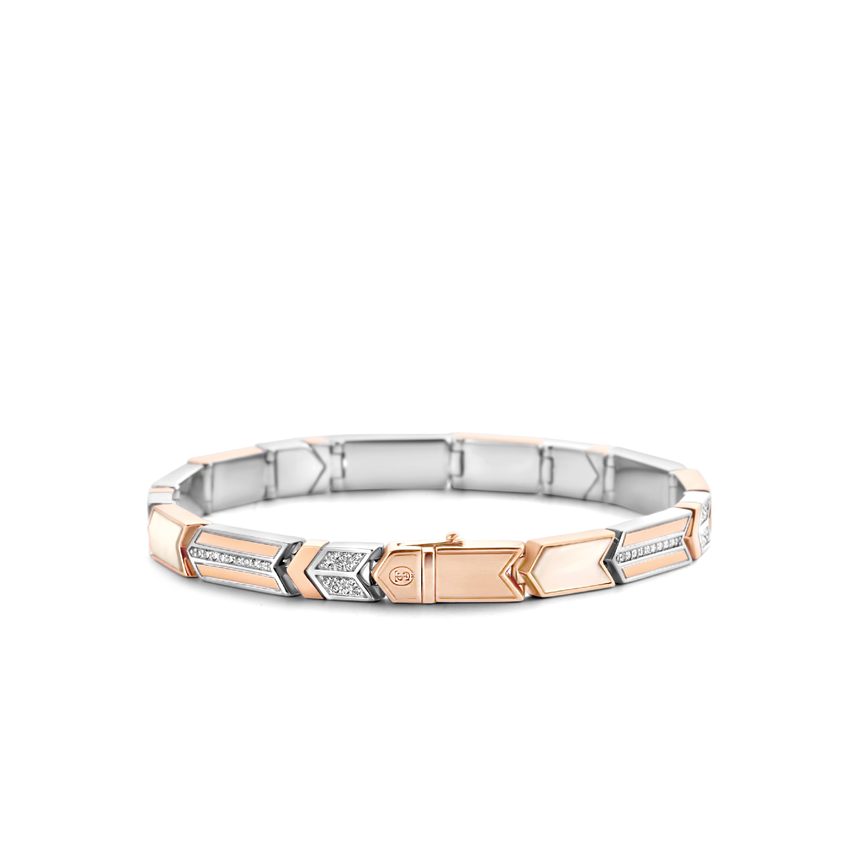 De TI SENTO - Milano Armband 2943MW is gemaakt van Zilver rose plated. De kleurstelling van deze armband is Parelmoer. Alle TI SENTO - Milano producten worden geleverd in een luxe geschenkverpakking.