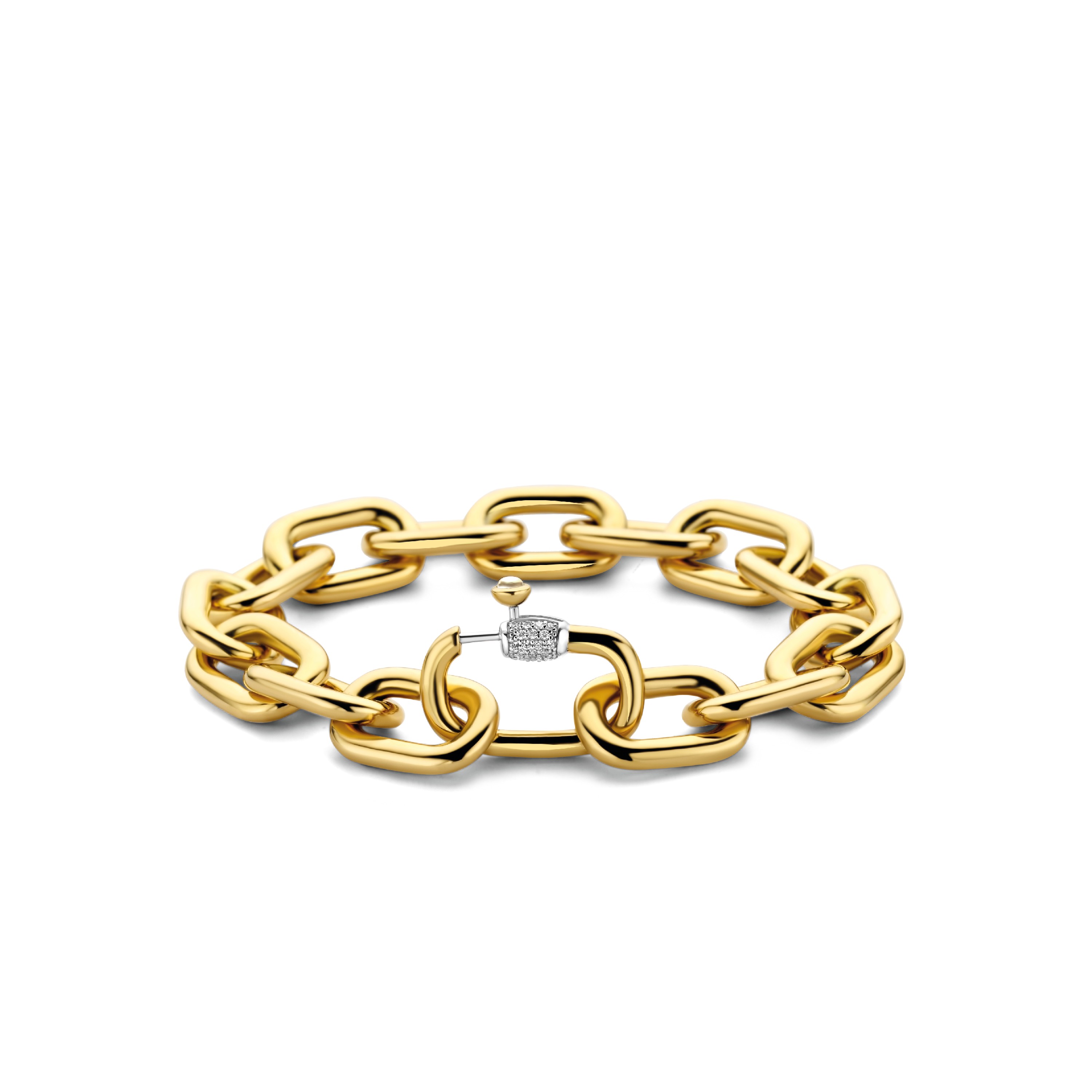 De TI SENTO - Milano Armband 2952SY is gemaakt van Zilver gold plated. De kleurstelling van deze armband is Zilver geel verguld. Alle TI SENTO - Milano producten worden geleverd in een luxe geschenkverpakking.