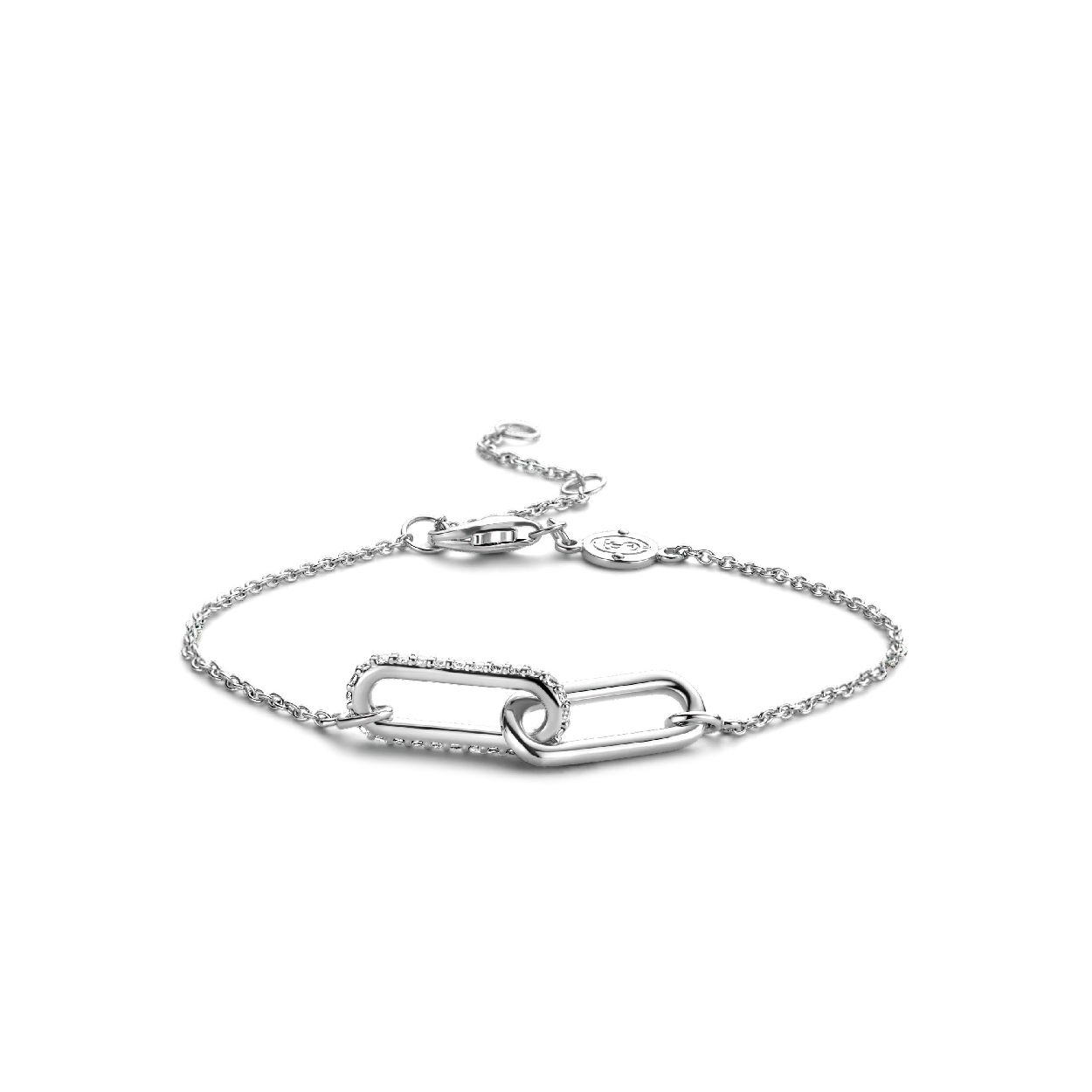 Dit is een Armband van het merk TI SENTO Milano. Dit sieraad heeft de volgende kleur: Wit