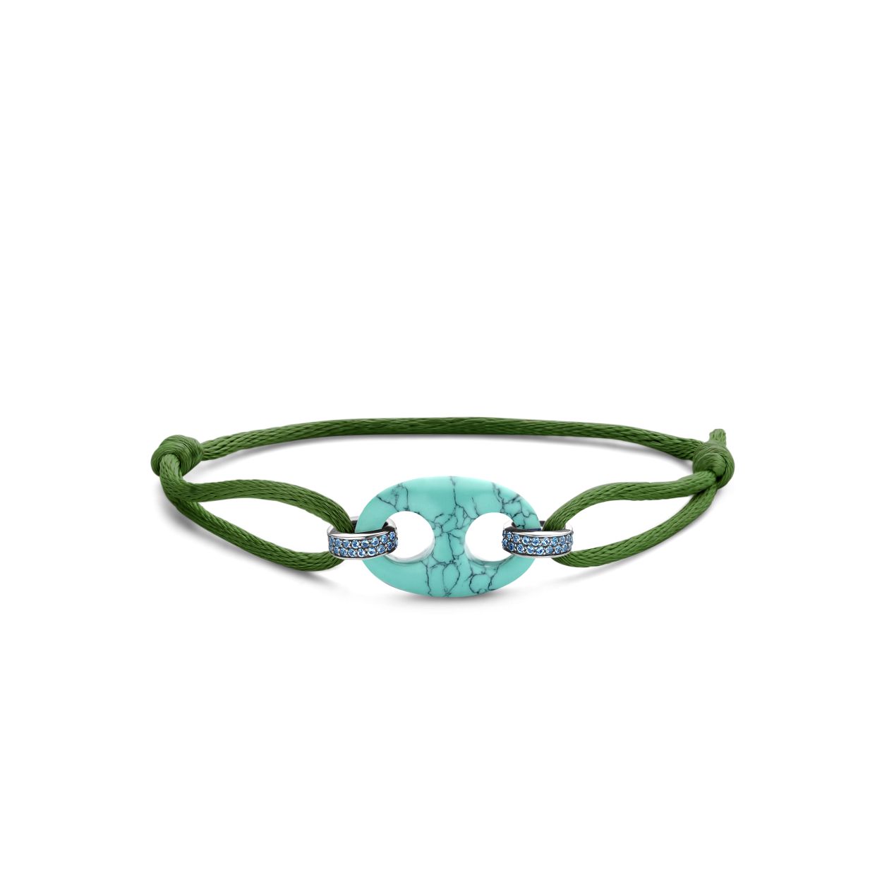 De TI SENTO - Milano Armband 2984TQ is gemaakt van Zilver met een zwarte plating. De kleurstelling van deze armband is Turquoise. Alle TI SENTO - Milano producten worden geleverd in een luxe geschenkverpakking.