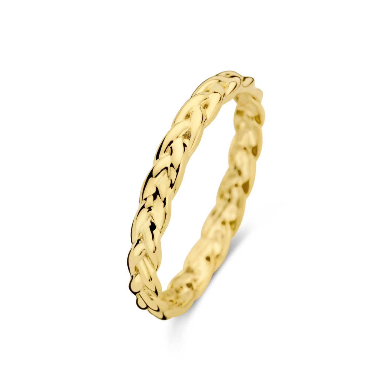 Joy & Julia 14 karaat geel gouden ring