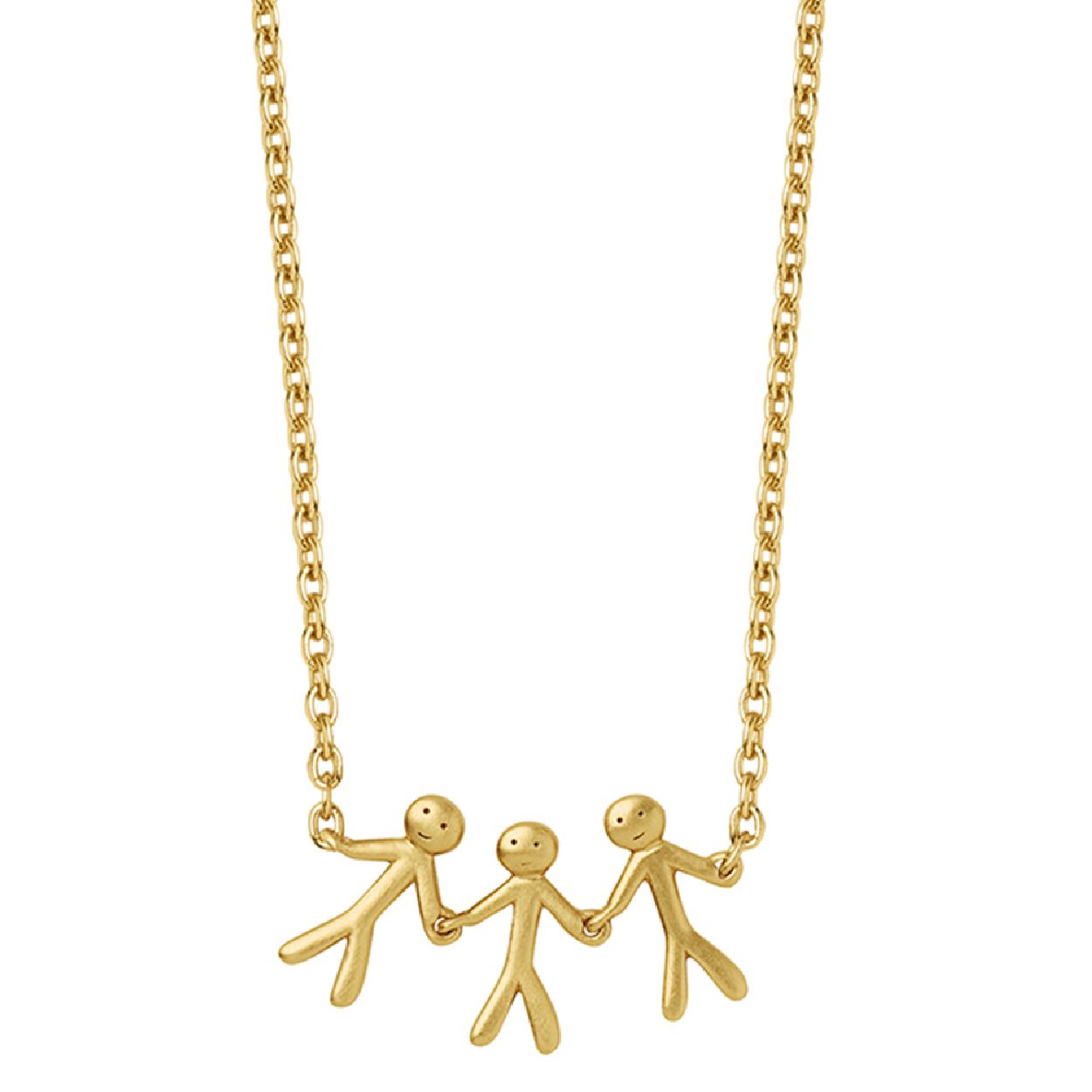 Deze collier is van het merk ByBiehl. Het is een damessieraad gemaakt van goud. De collier is goud van kleur.
