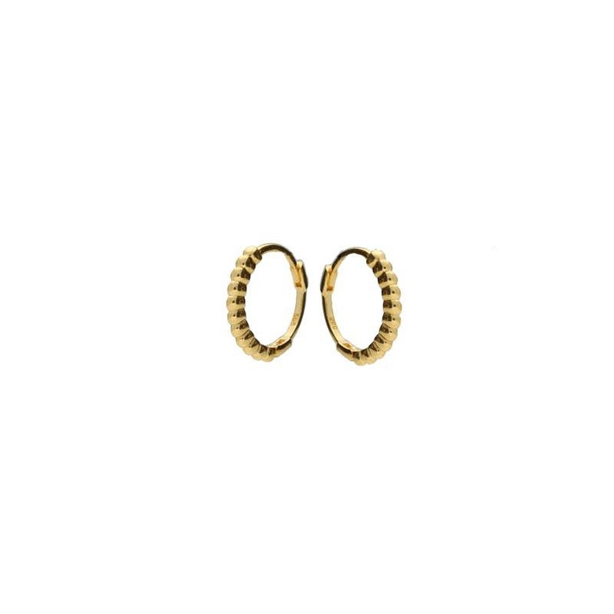 GLOW - 207.2084.00 - Oorringen met klapsluiting - Goud