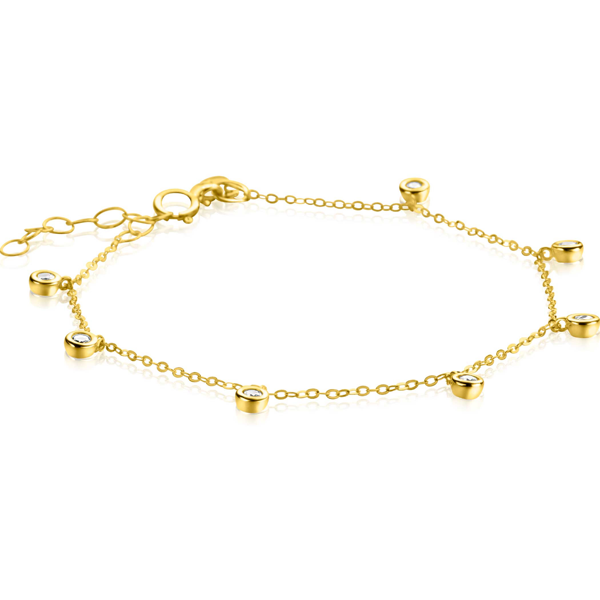 ZINZI GOLD armband Zirkonia ZGA451 