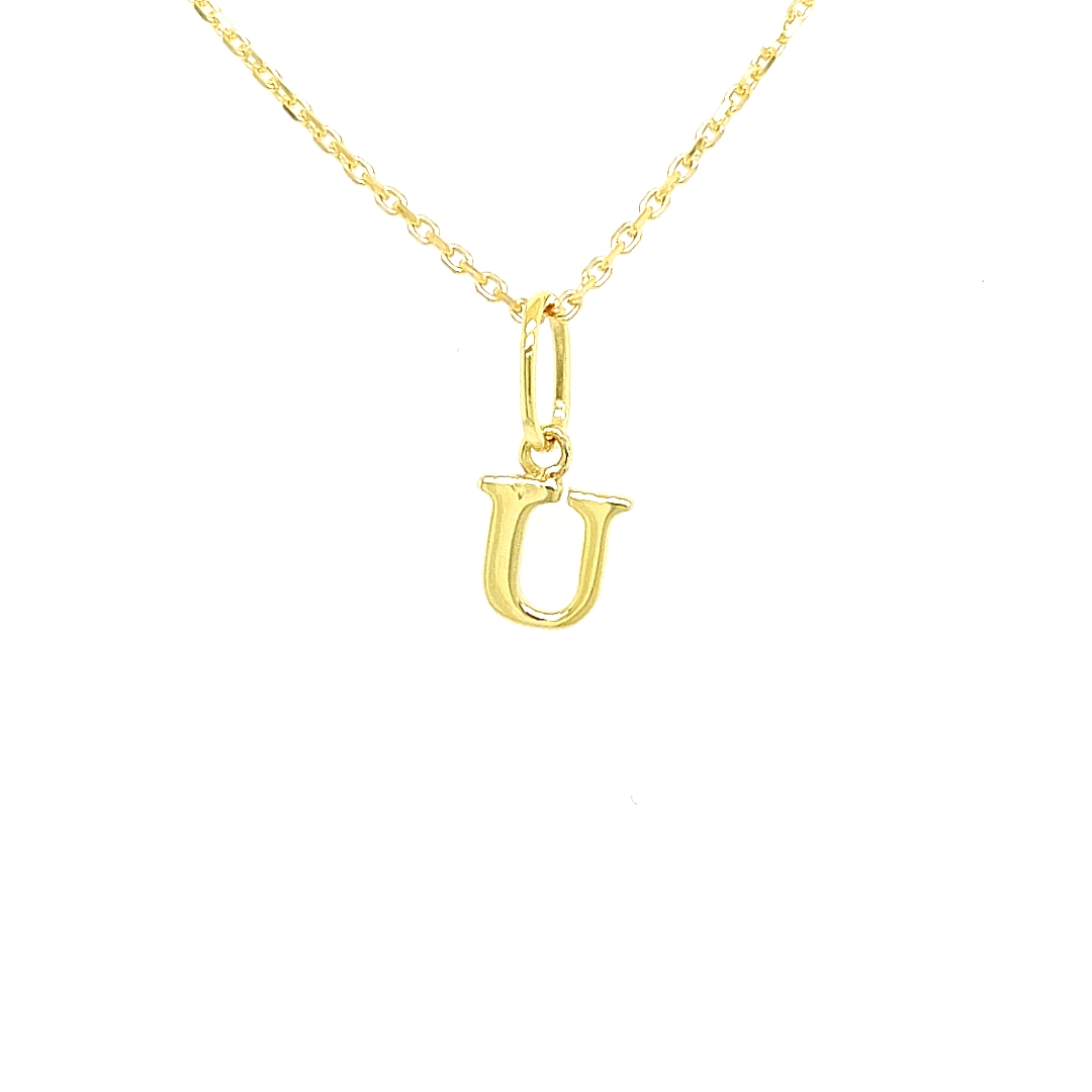 Een letter hanger is onwijs leuk en een absolute must have voor iedere sieraden liefhebber! Het beste wat je dan kan nemen is een écht gouden hanger, zoals deze hanger. Deze letterhanger is volledig glad gepolijst en geschikt voor een kettinkje of een bedelarmband.

Note: het kettinkje hoort niet bij de hanger, deze is enkel gebruikt voor de foto.