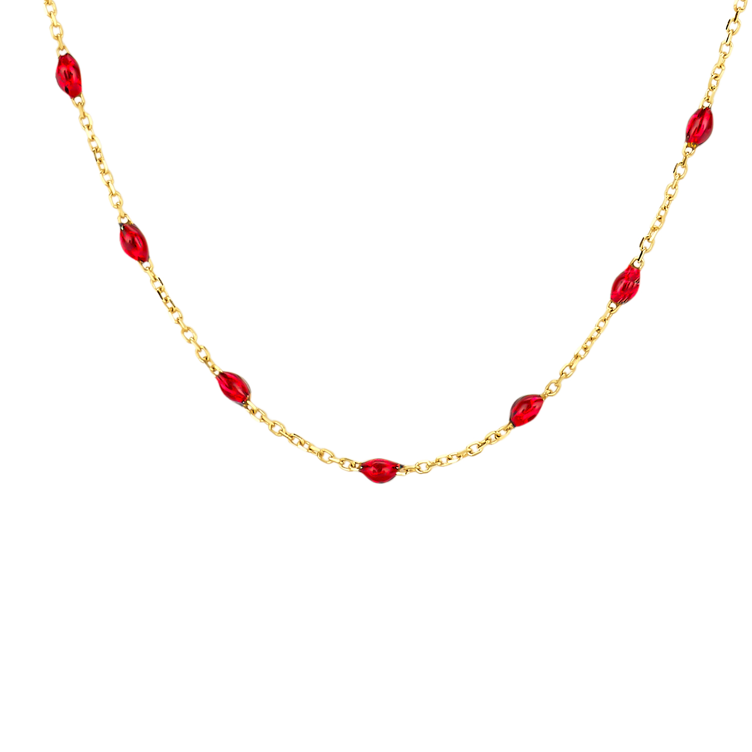 14K geelgoud collier 3162YRR van Blush