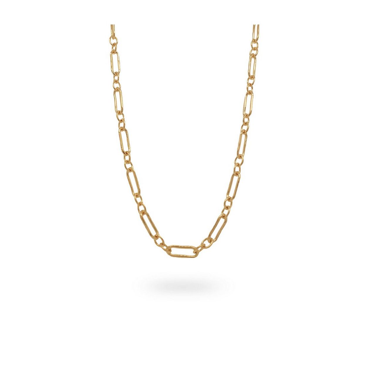 24Kae Schakelketting - 925 Sterling zilver geelgoud verguld 32430Y