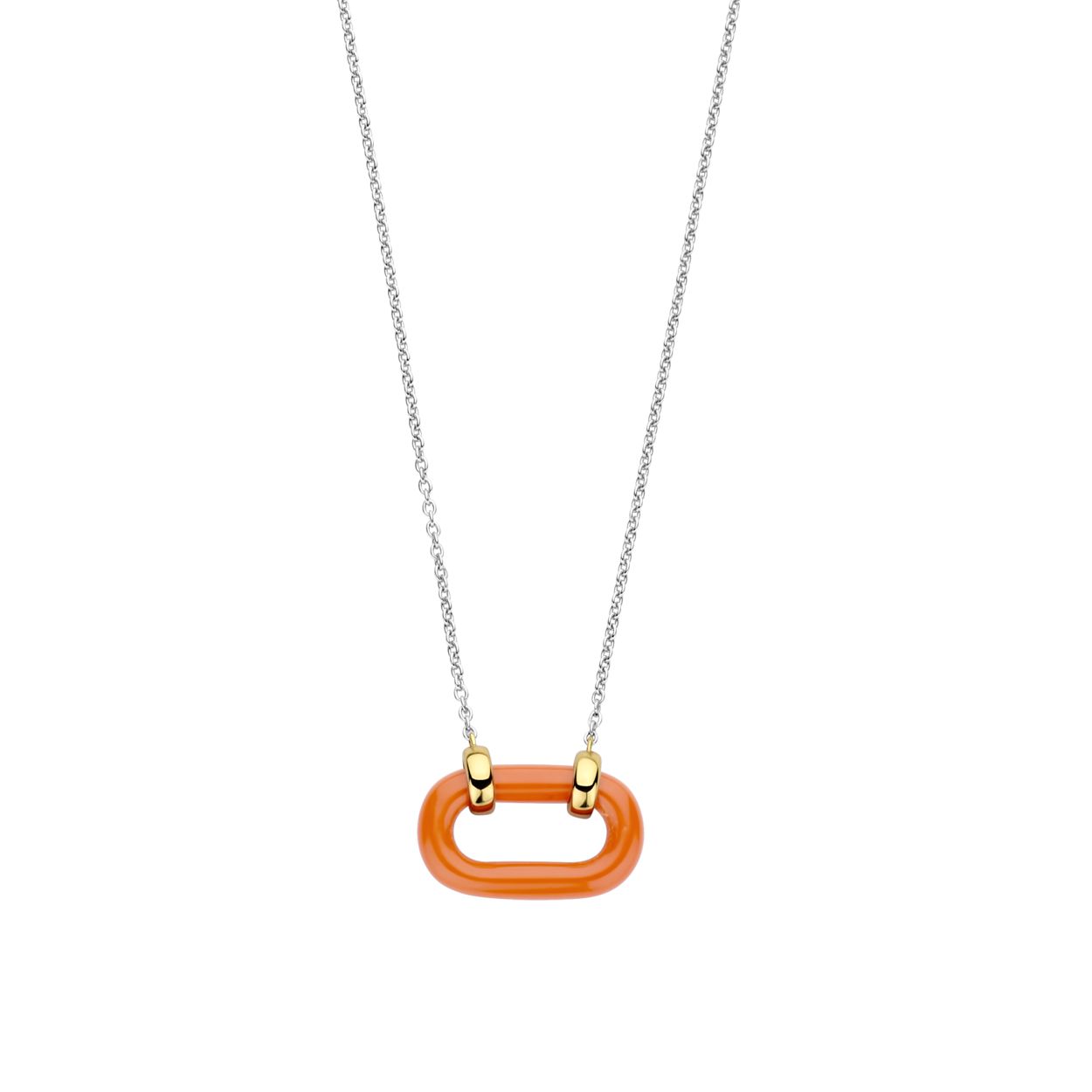 Het collier heeft een standaardlengte van 38 cm en heeft een verlengstuk van 10 cm. Hierdoor kan je het collier op 5 verschillende lengtematen dragen, op 38 cm, 40 cm, 42 cm, 45 cm en 48 cm.