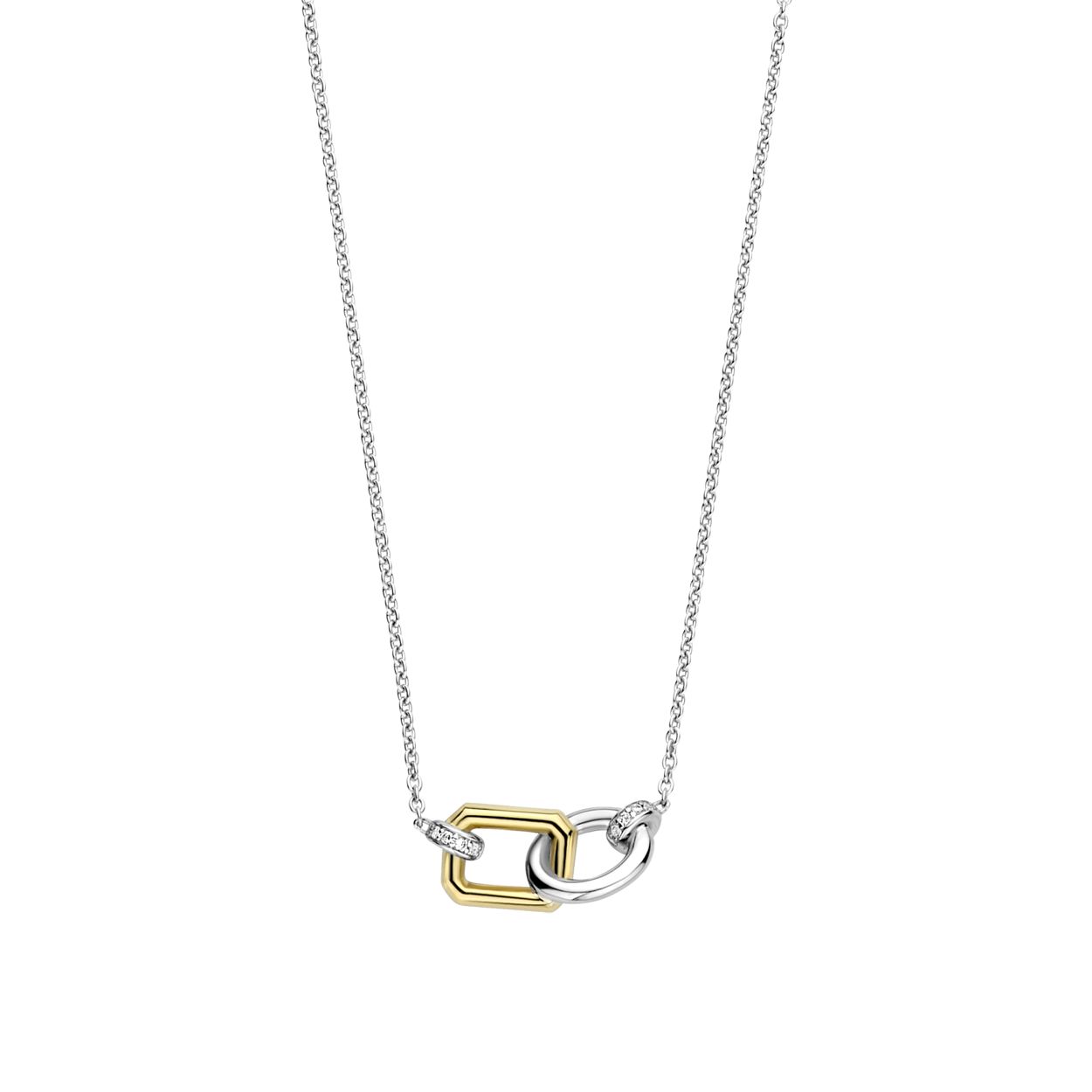 Dit TI SENTO - Milano Collier 34025ZY is gemaakt van Zilver gold plated. De kleurstelling van dit collier is Zirkonia met geel verguld. Alle TI SENTO - Milano producten worden geleverd in een luxe geschenkverpakking.