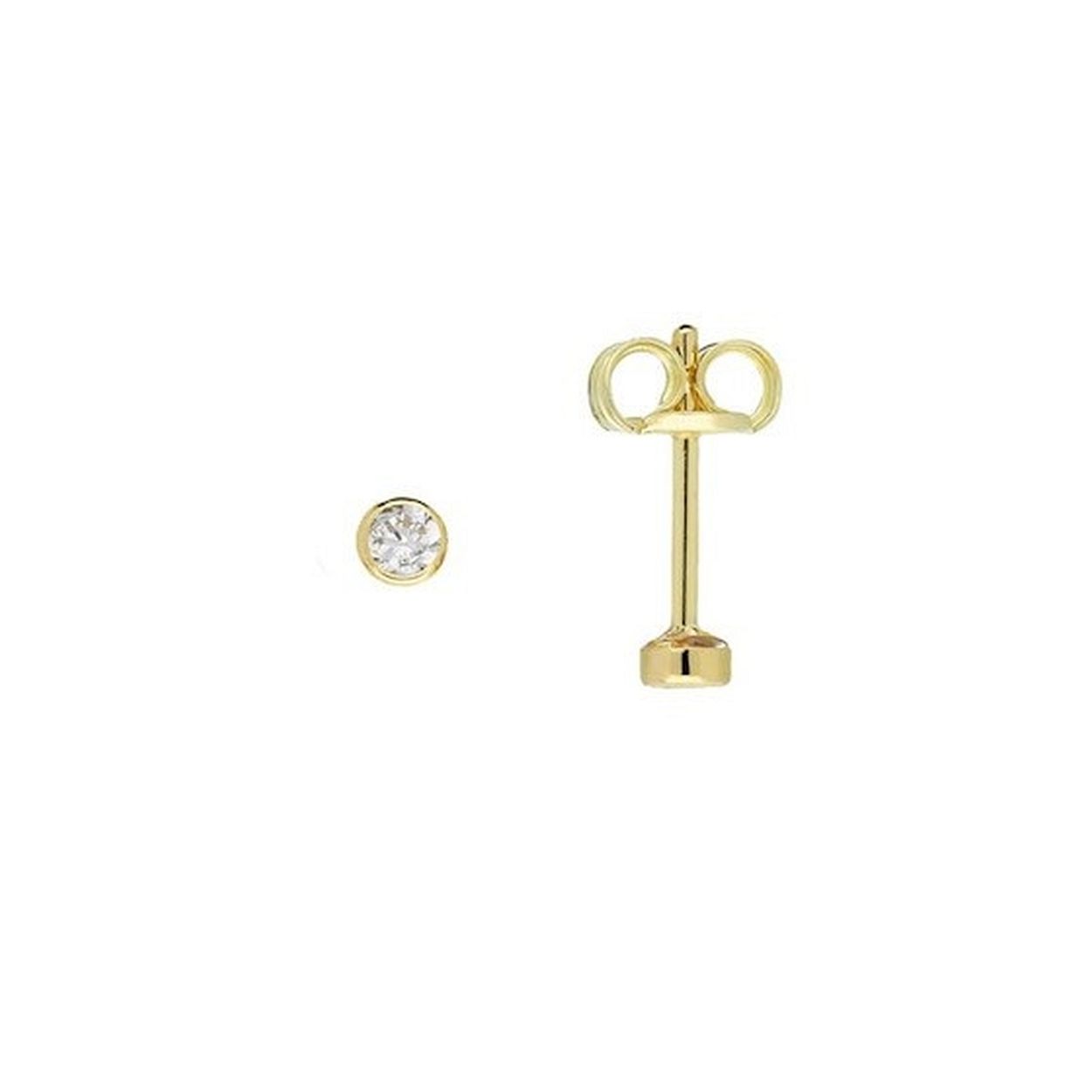 GLOW - 206.2021.02 - Oorstekers - Goud - Zirkonia