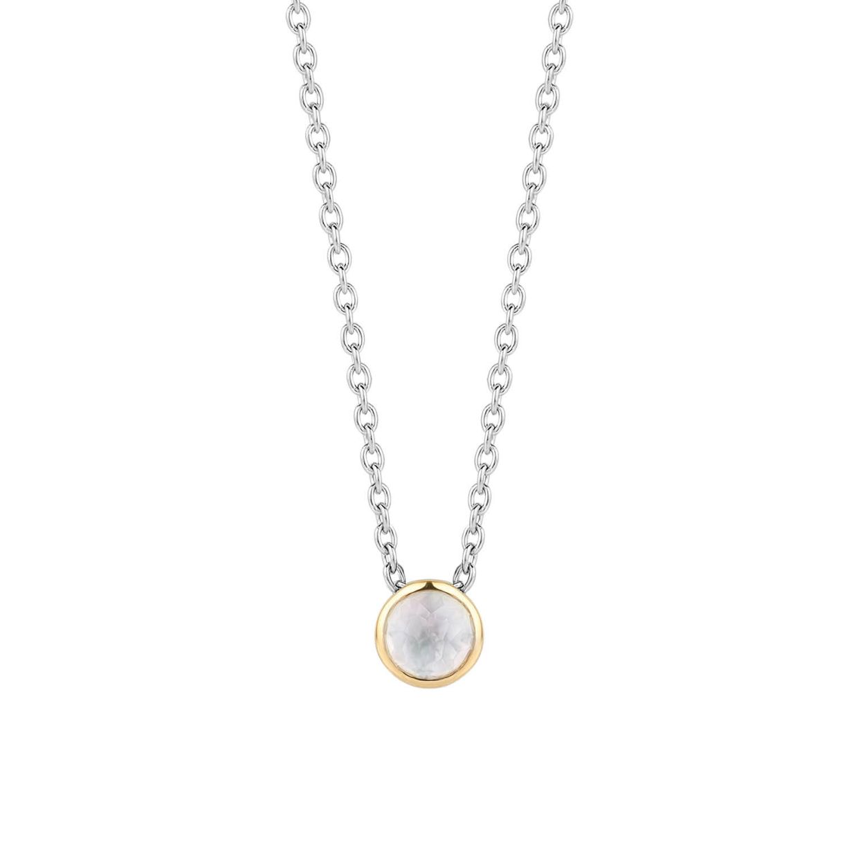 Dit TI SENTO - Milano Collier 3845MW is gemaakt van Zilver met een geelgouden plating. De kleurstelling van dit collier is Parelmoer. Alle TI SENTO - Milano producten worden geleverd in een luxe geschenkverpakking.