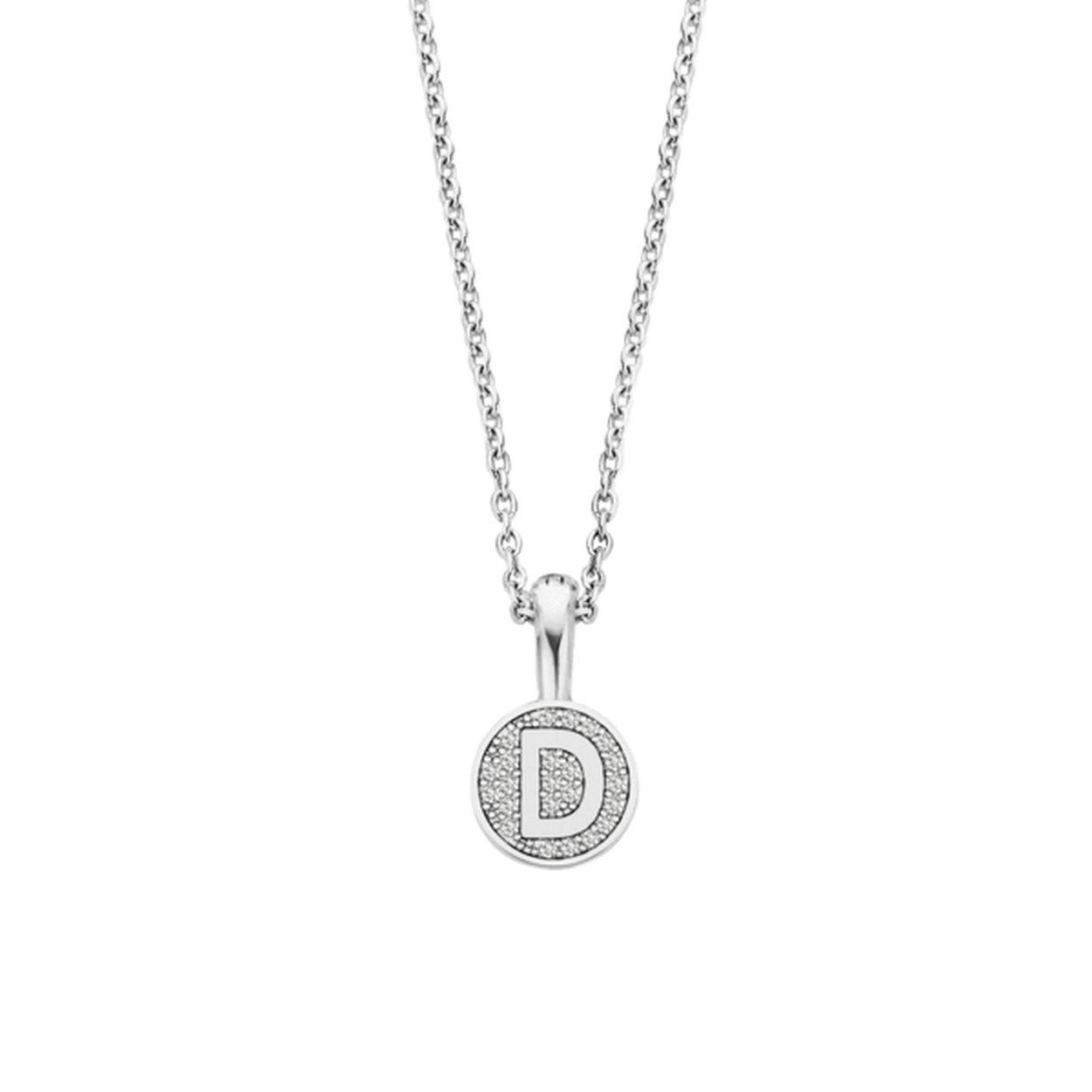 TI SENTO COLLIER ZILVER ZIRKONIA 3858LD/42