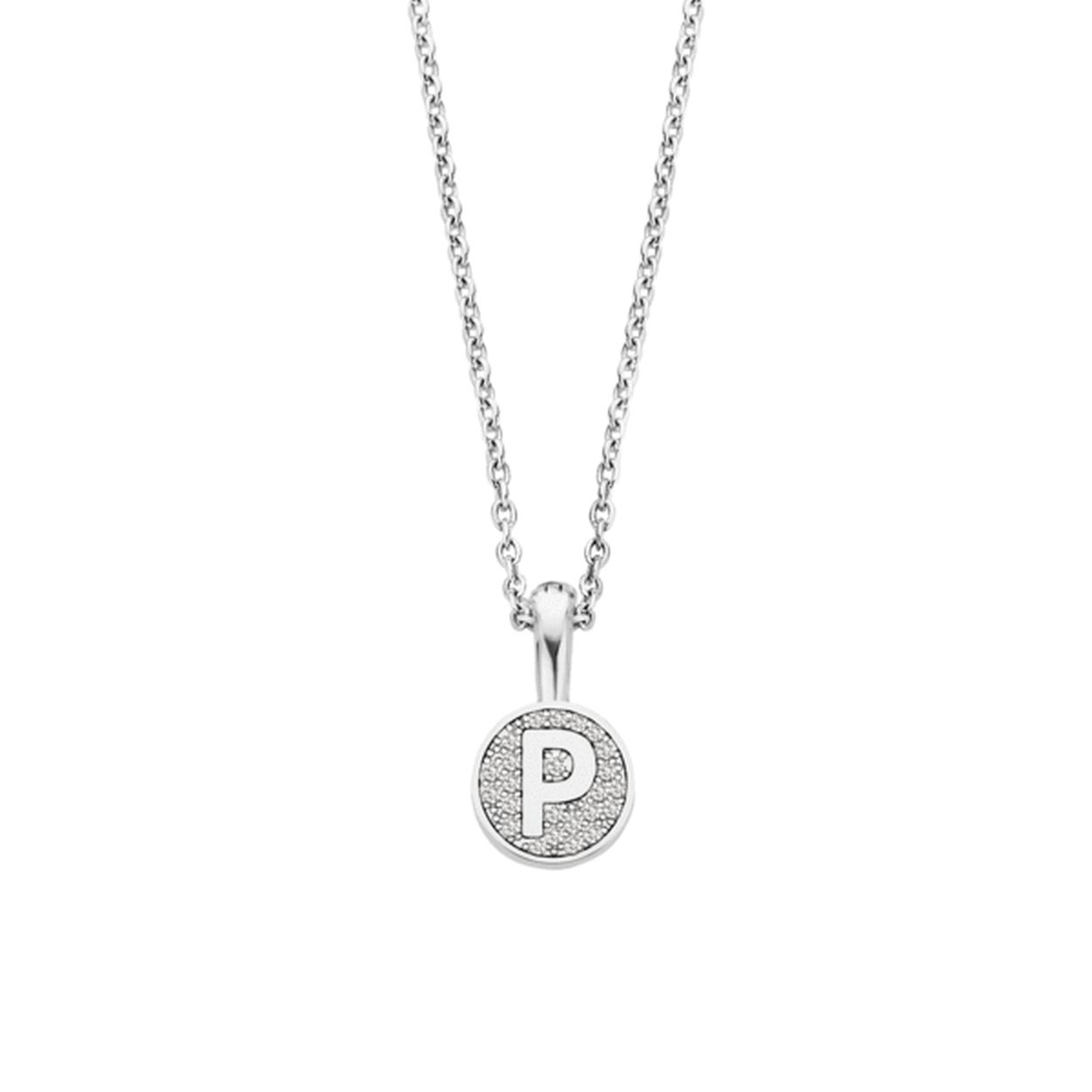 TI SENTO COLLIER ZILVER ZIRKONIA 3858LP/42