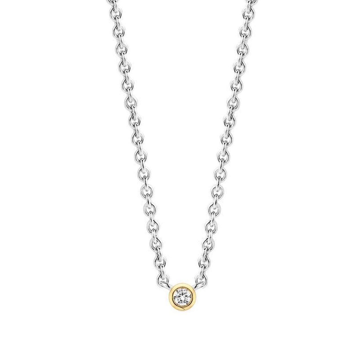 42 cm Zilver Zirkonia