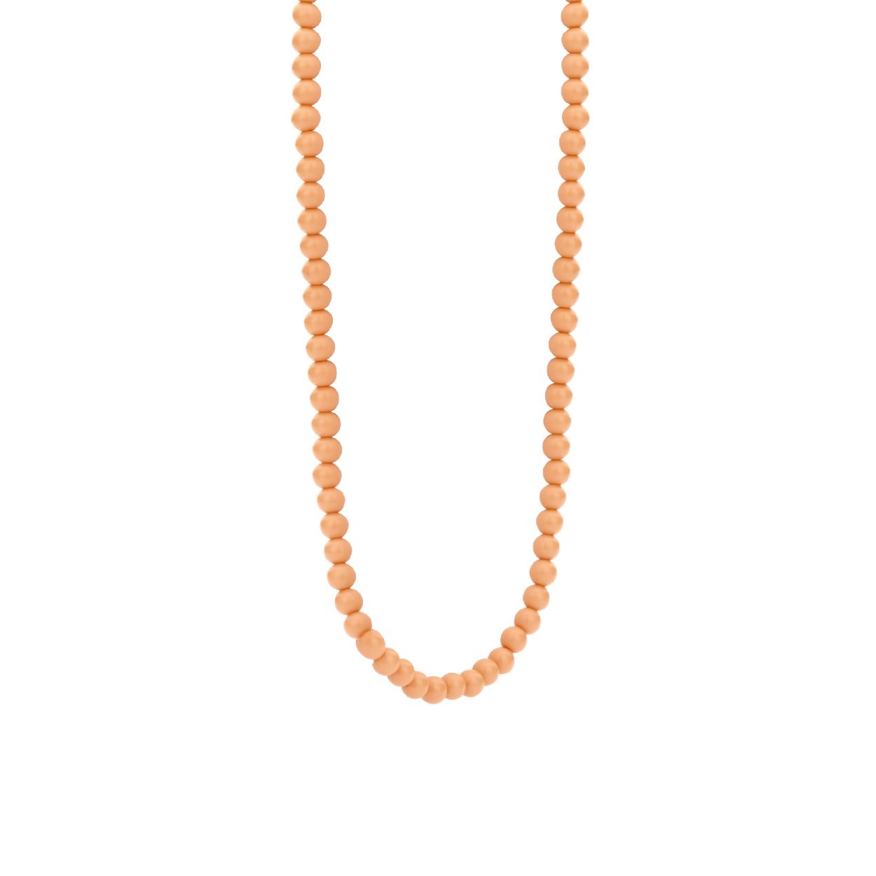 Dit is een Collier van het merk TI SENTO Milano. Dit sieraad heeft de volgende kleur: Koraalroze