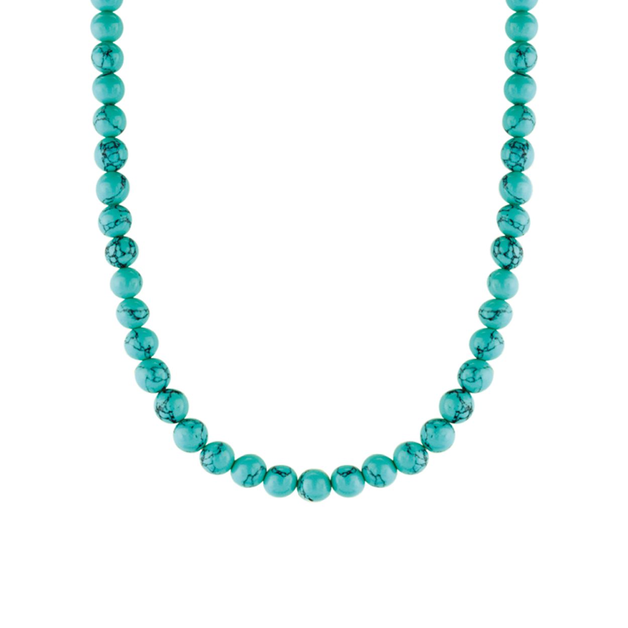 Deze turquoise TI SENTO - Milano ketting 3916TQ/42 is zo fris als een zomerbriesje. Ze is speels en verfijnd. Draag haar met een andere ketting of geef haar alleen alle aandacht.