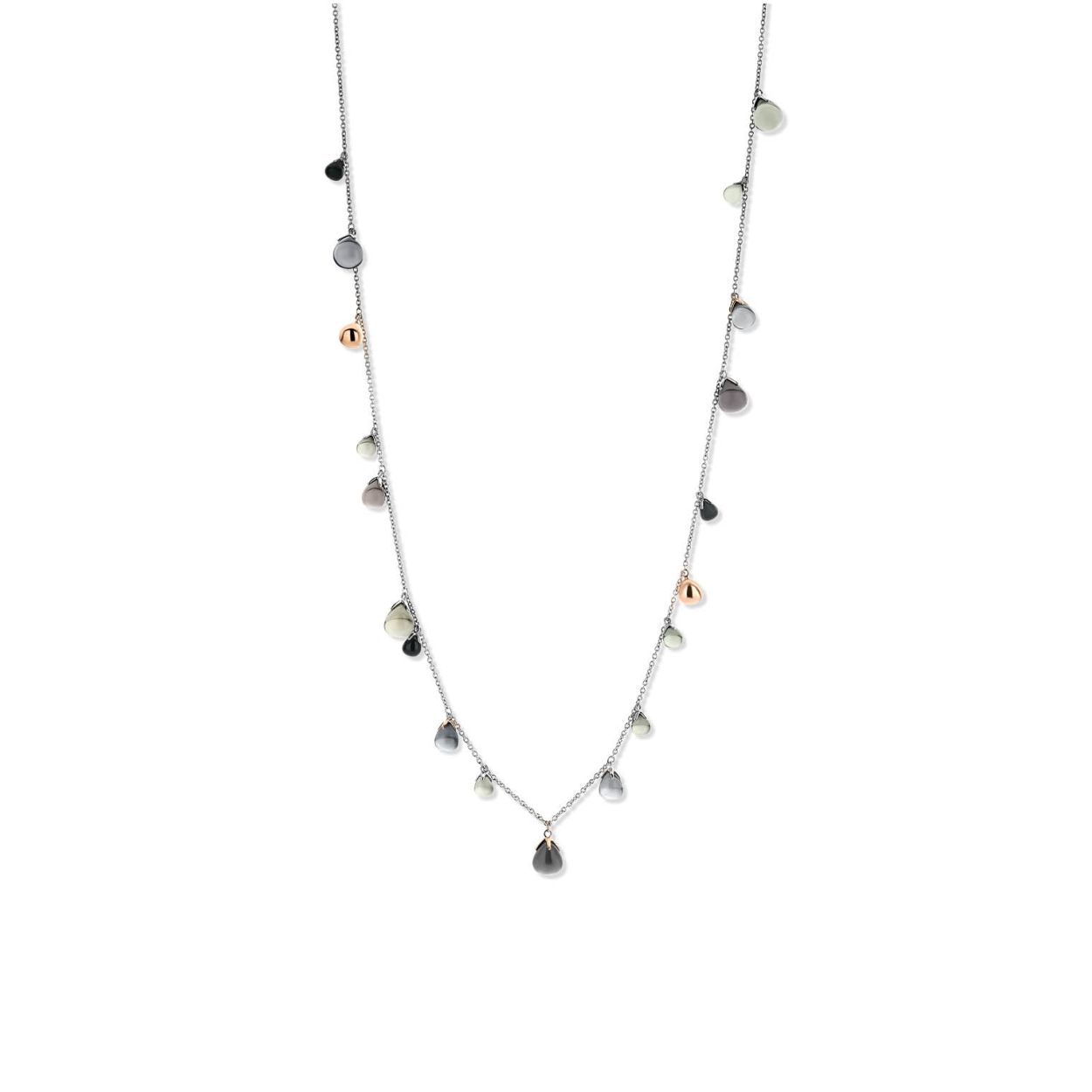 Dit TI SENTO - Milano Collier 3929BG is gemaakt van Zilver met een ros�gouden plating. De kleurstelling van dit collier is Blauwgroen. Alle TI SENTO - Milano producten worden geleverd in een luxe geschenkverpakking.