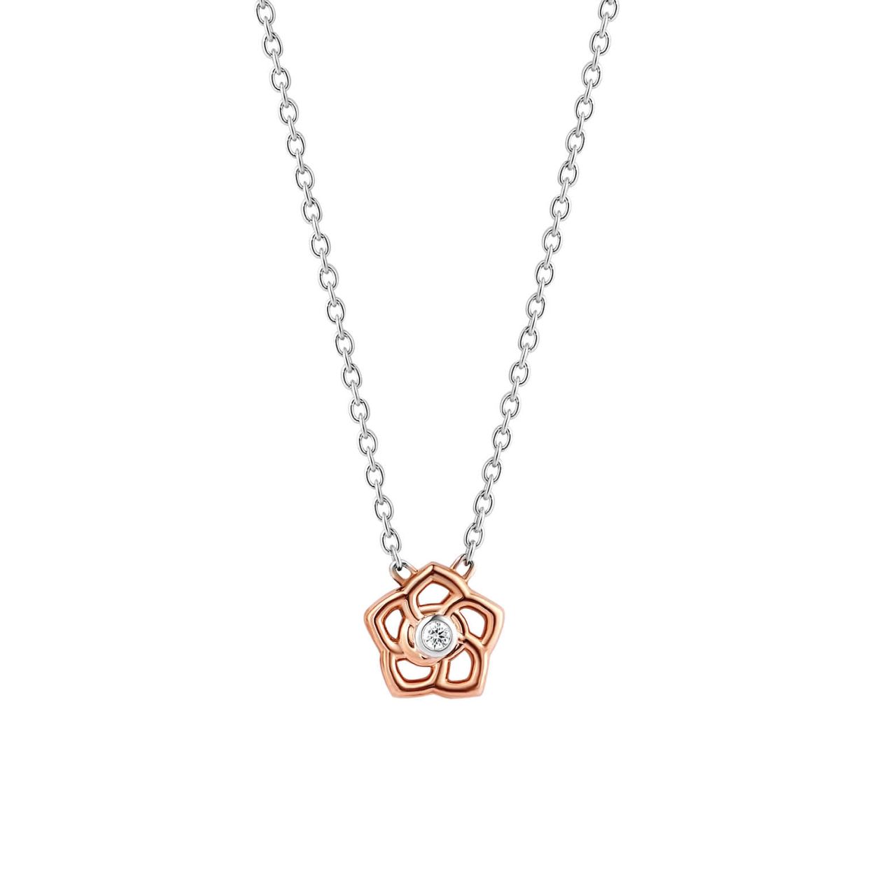 Dit TI SENTO - Milano Collier 3932ZR is gemaakt van Zilver met een ros�gouden plating. De kleurstelling van dit collier is Wit met ros� verguld. Alle TI SENTO - Milano producten worden geleverd in een luxe geschenkverpakking.