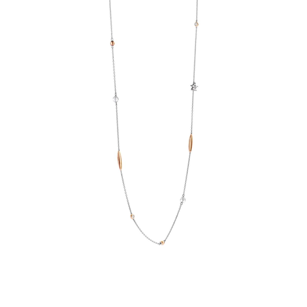 Dit TI SENTO - Milano Collier 3941ZR is gemaakt van Zilver met een ros�gouden plating. De kleurstelling van dit collier is Wit met ros� verguld. Alle TI SENTO - Milano producten worden geleverd in een luxe geschenkverpakking.