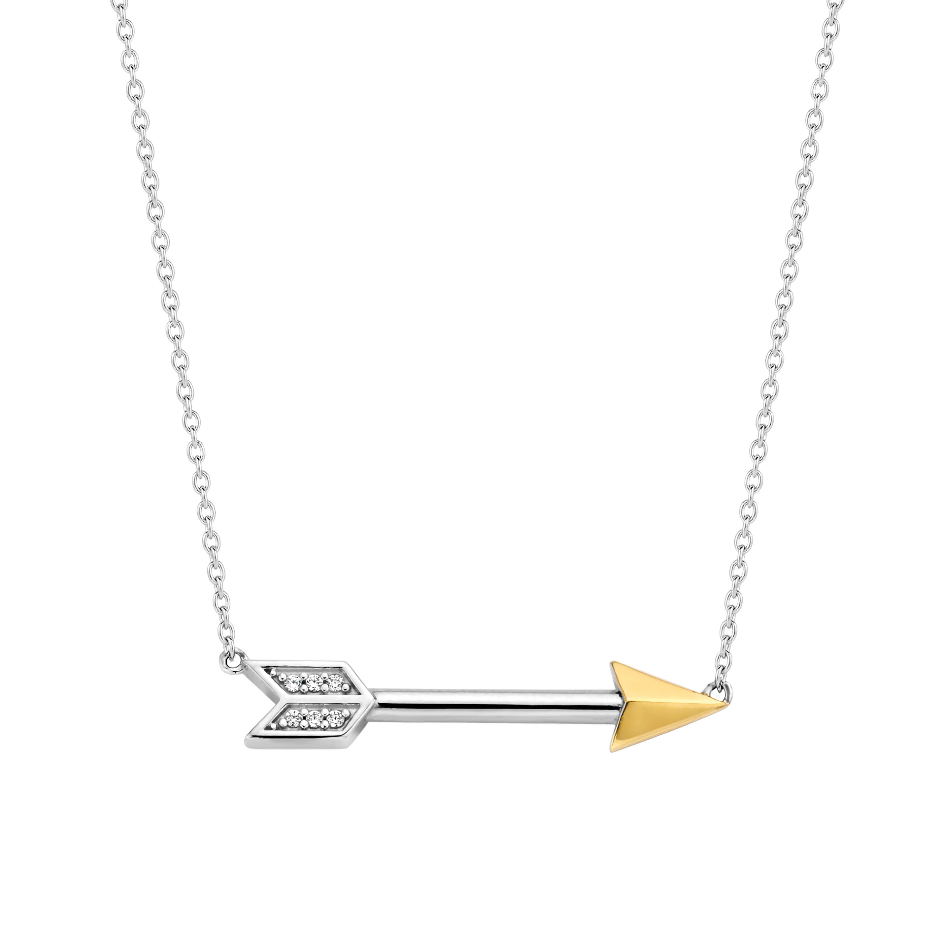 Dit TI SENTO - Milano Collier 3951ZY is gemaakt van Zilver gold plated. De kleurstelling van dit collier is Wit met geel verguld. Alle TI SENTO - Milano producten worden geleverd in een luxe geschenkverpakking.