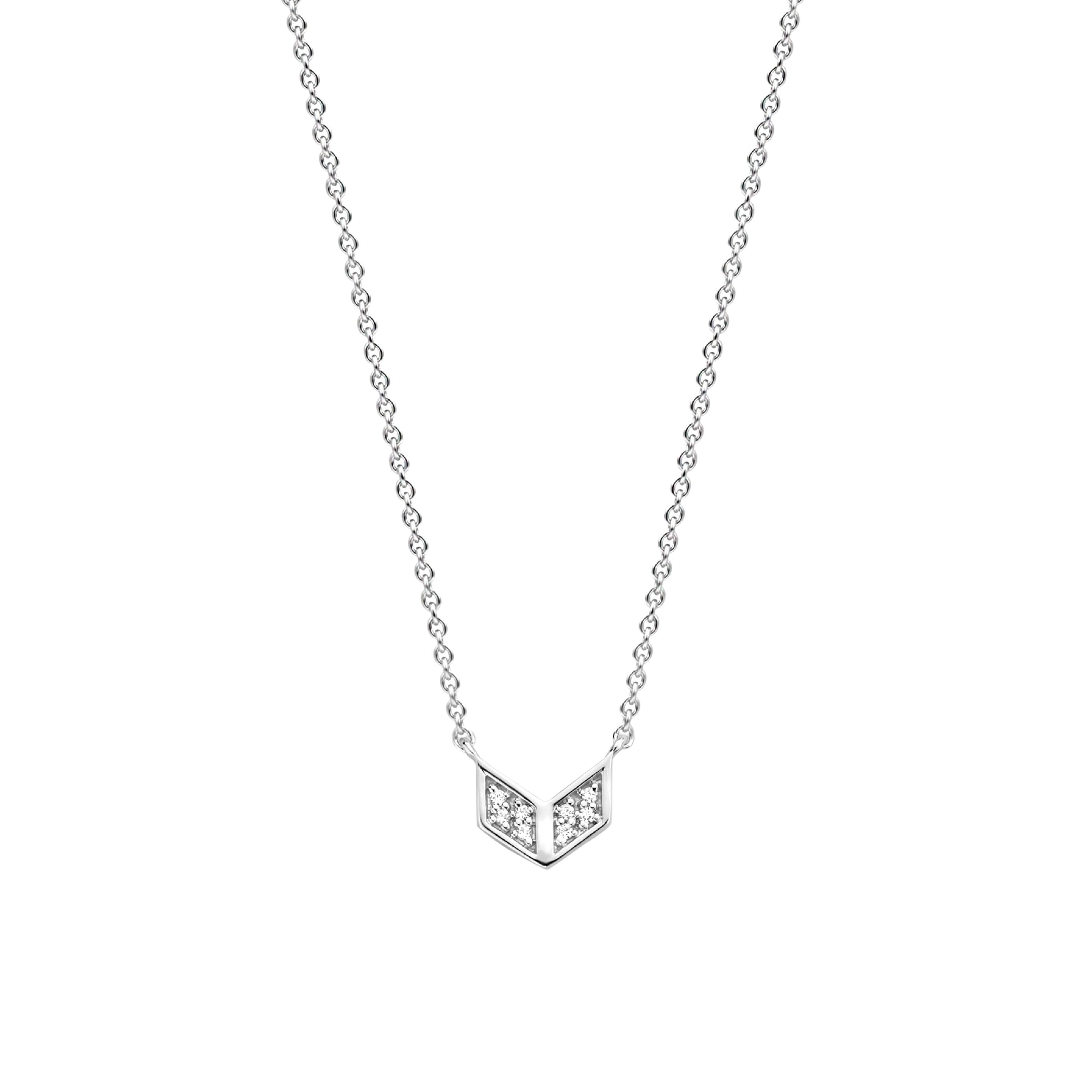 Dit TI SENTO - Milano Collier 3952ZI is gemaakt van Zilver . De kleurstelling van dit collier is Wit. Alle TI SENTO - Milano producten worden geleverd in een luxe geschenkverpakking.