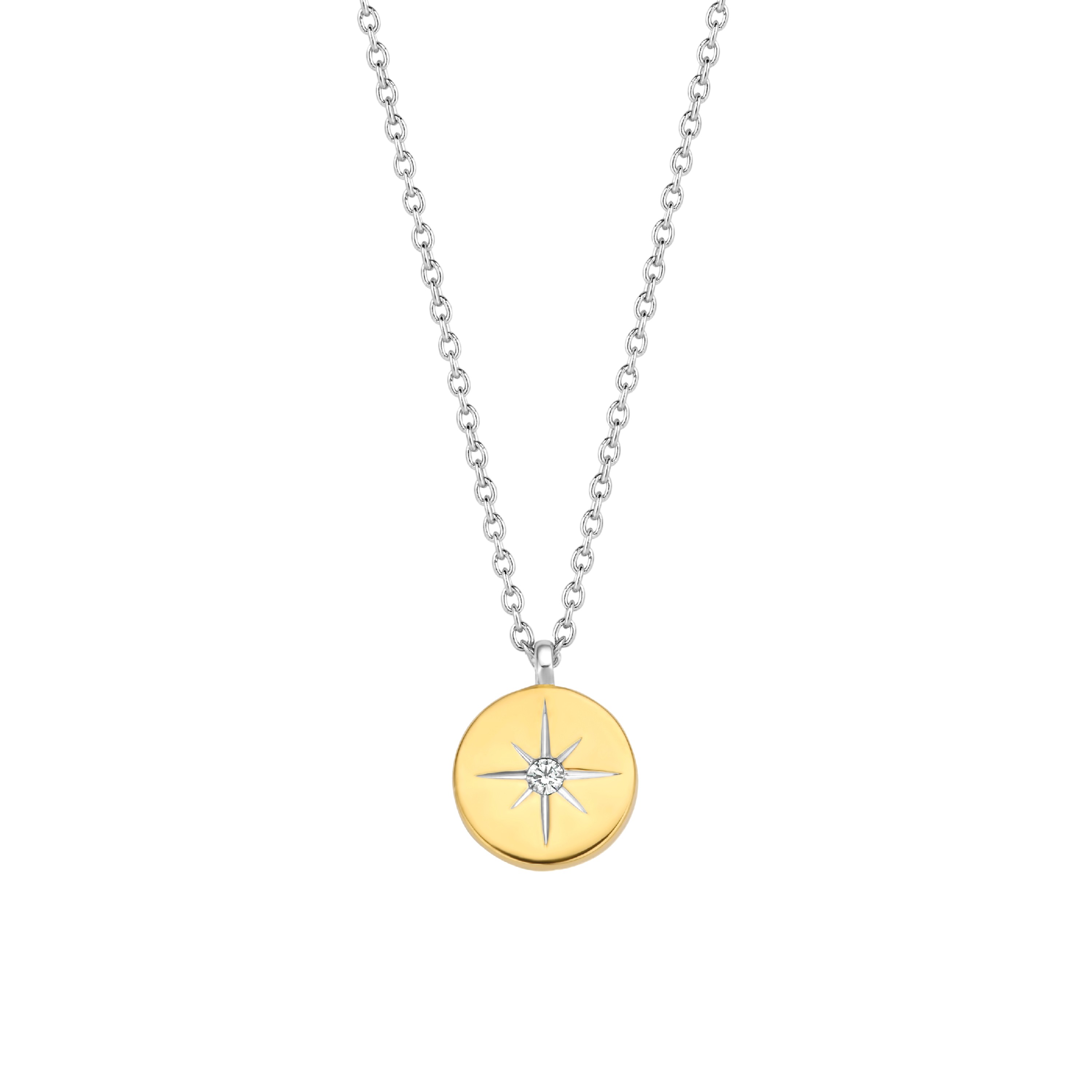 Dit TI SENTO - Milano Collier 3953ZY is gemaakt van Zilver gold plated. De kleurstelling van dit collier is Wit met geel verguld. Alle TI SENTO - Milano producten worden geleverd in een luxe geschenkverpakking.