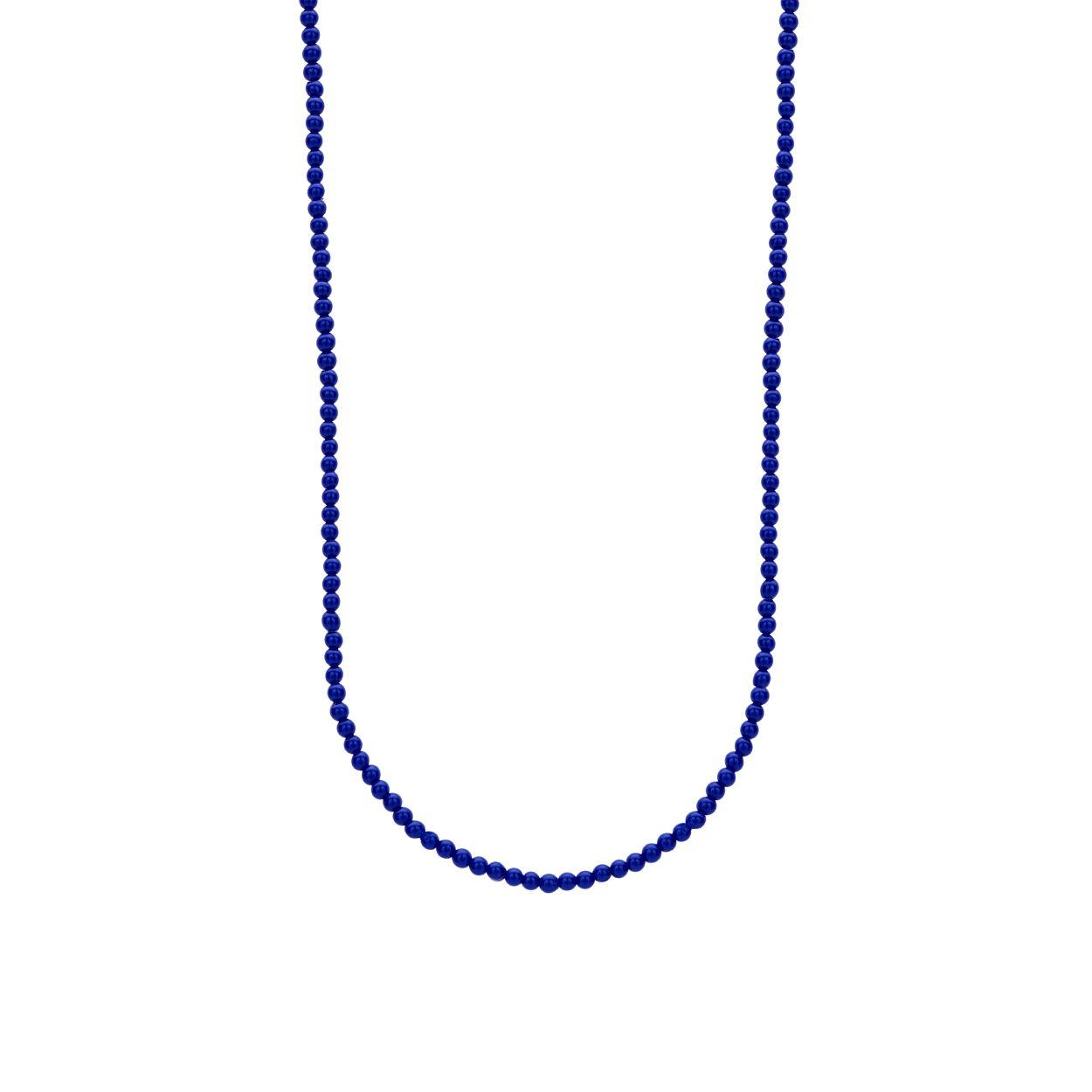 Deze TI SENTO zilveren ketting 3962BL bestaat uit een reeks smalle lapis blauwe kralen. De ketting is gemaakt van 925 sterling zilver. De extra veilige sluiting is speciaal ontworpen zodat het altijd bij je blijft. De ketting is 42 cm en niet verstelbaar. Geef je look een upgrade met deze verfijnde lapis blauwe tinten.