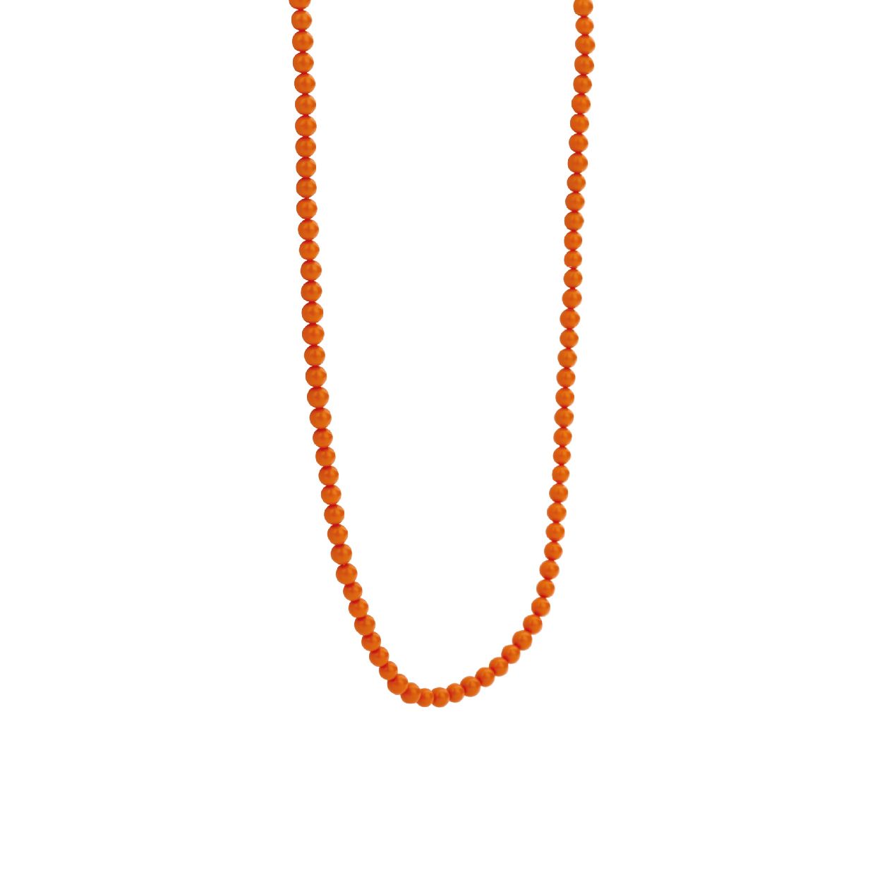 Dit is een Collier van het merk TI SENTO Milano. Dit sieraad heeft de volgende kleur: Cognac