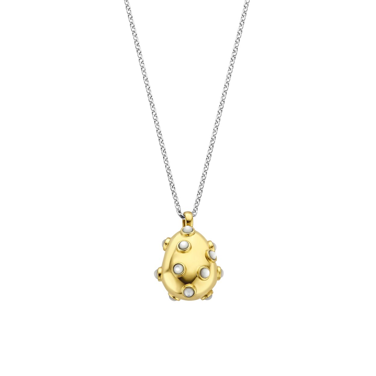 Dit TI SENTO - Milano Collier 3983MW is gemaakt van Zilver gold plated. De kleurstelling van dit collier is Parelmoer. Alle TI SENTO - Milano producten worden geleverd in een luxe geschenkverpakking.