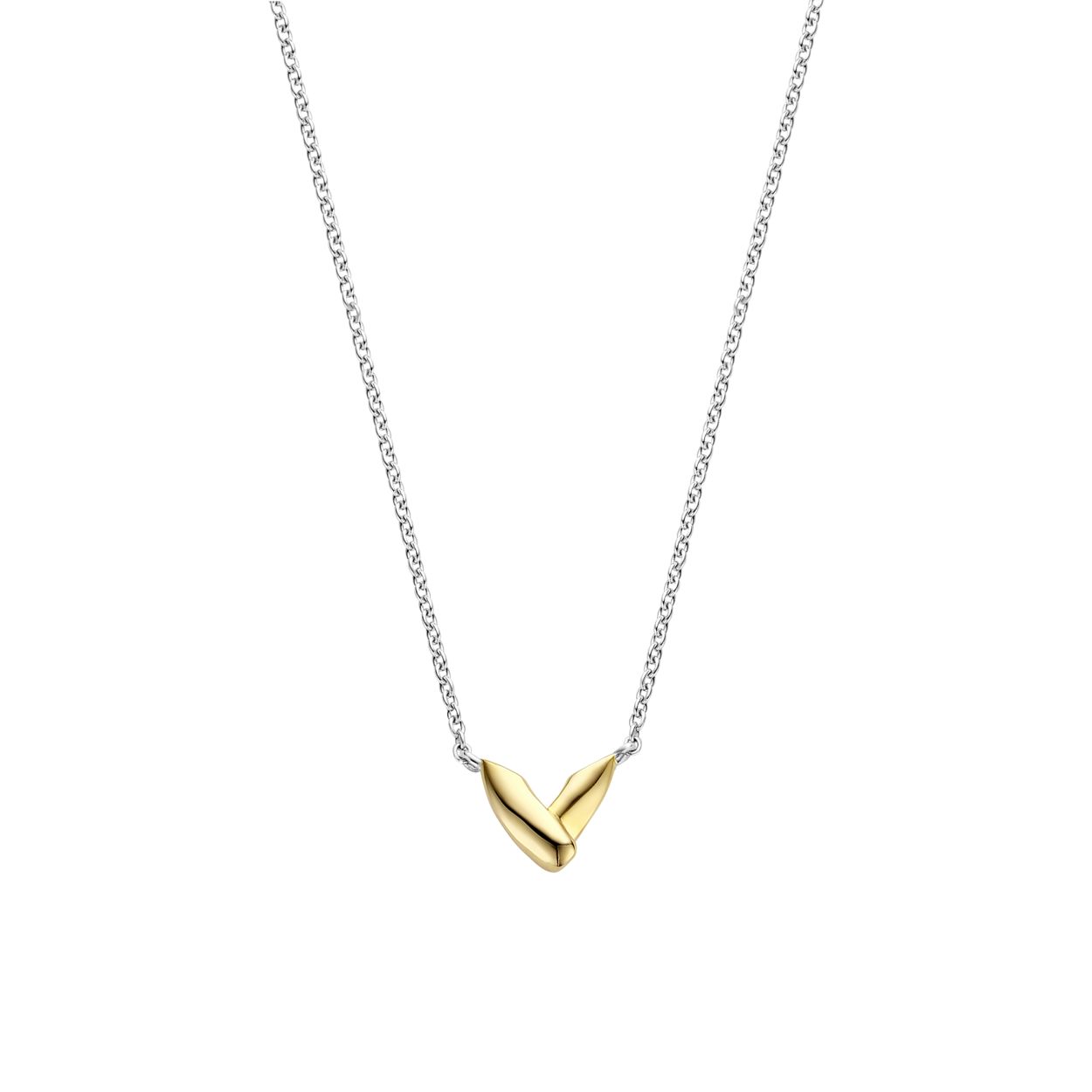 Dit TI SENTO - Milano Collier 3990SY is gemaakt van Zilver gold plated. De kleurstelling van dit collier is Zilver geel verguld. Alle TI SENTO - Milano producten worden geleverd in een luxe geschenkverpakking.