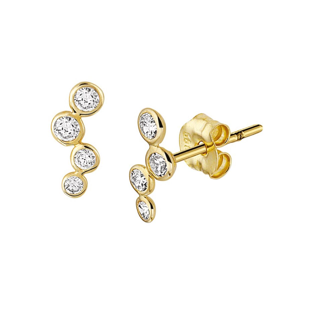 14krt Geelgoud oorknoppen zirkonia
Doelgroep: dames
Breedte: 4mm
Hoogte: 9.5mm
Zetting: rijzetting