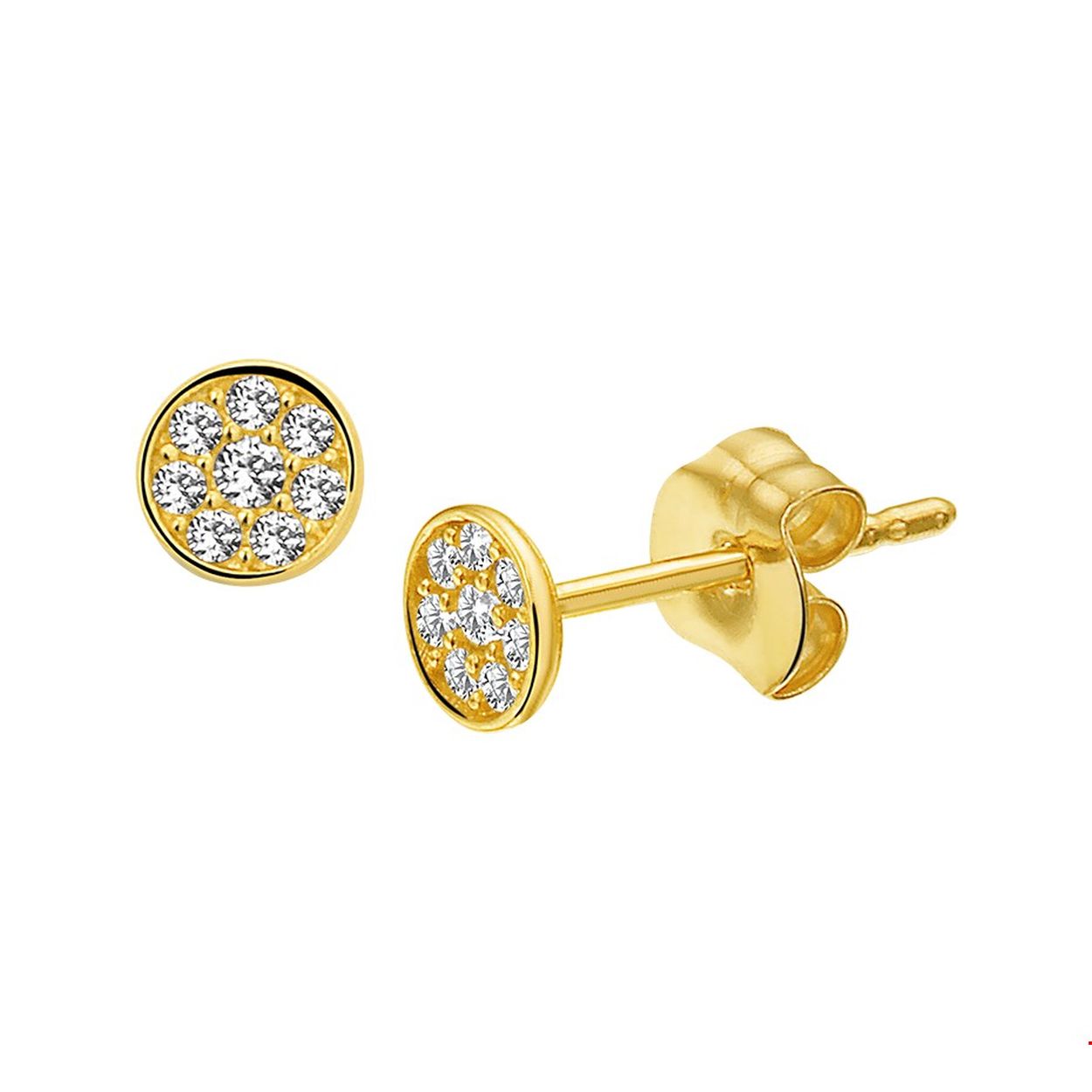 Oorstekers goud zirkonia 4018286