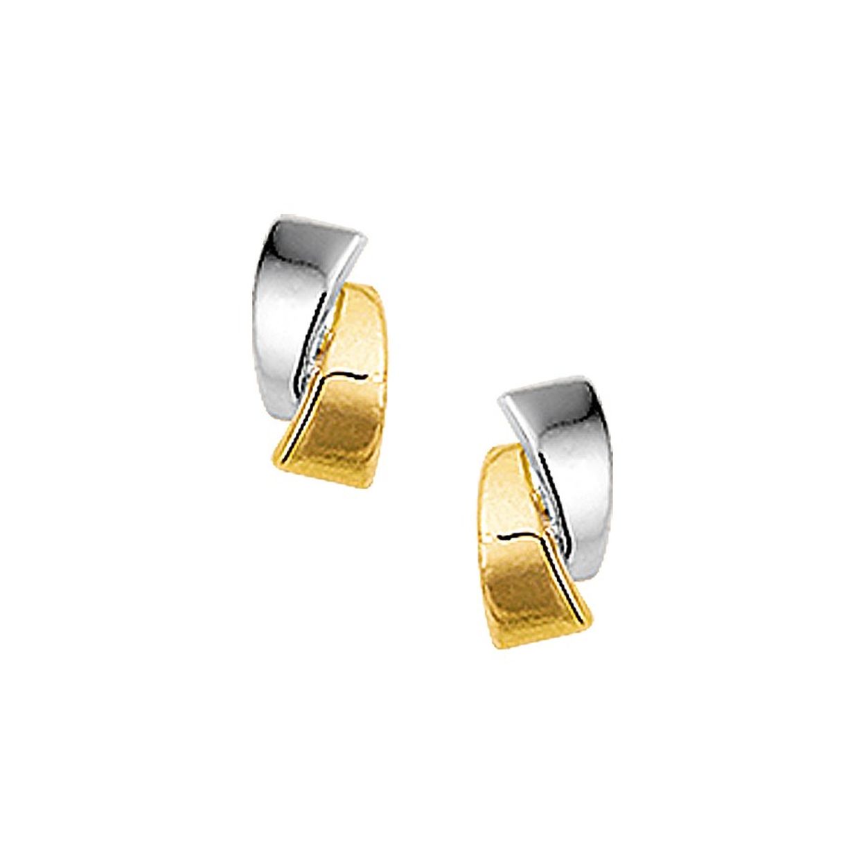 14krt Gouden bicolor wit/geel oorstekers dames
Doelgroep: dames
Breedte: 4mm
Hoogte: 7mm