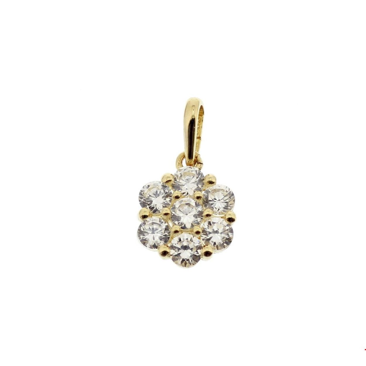 14krt Geelgouden Hanger zirkonia dames
Doelgroep: dames