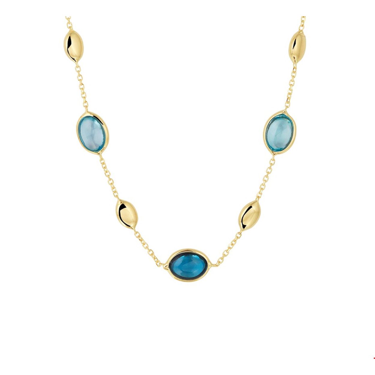 
Doelgroep: dames

Breedte: 7
Kortste lengte: 41
Langste lengte: 45
GEELGOUDEN COLLIER BLAUW TOPAAS 45CM
Zetting: kastzetting