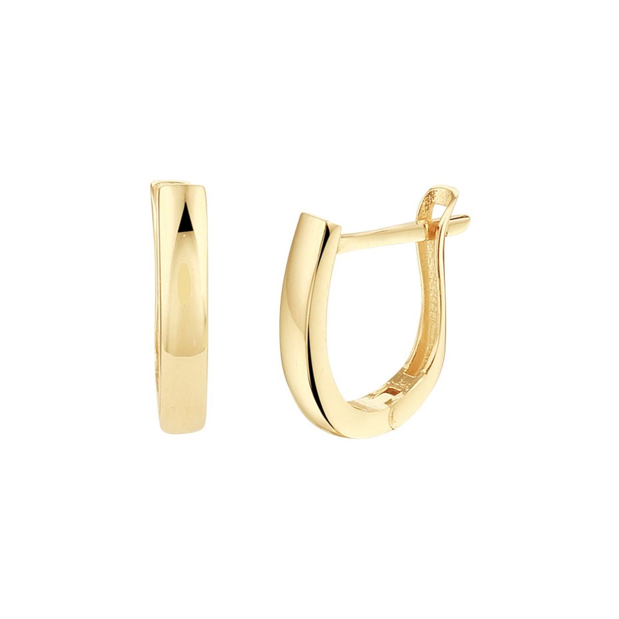 Gouden klapoorringen