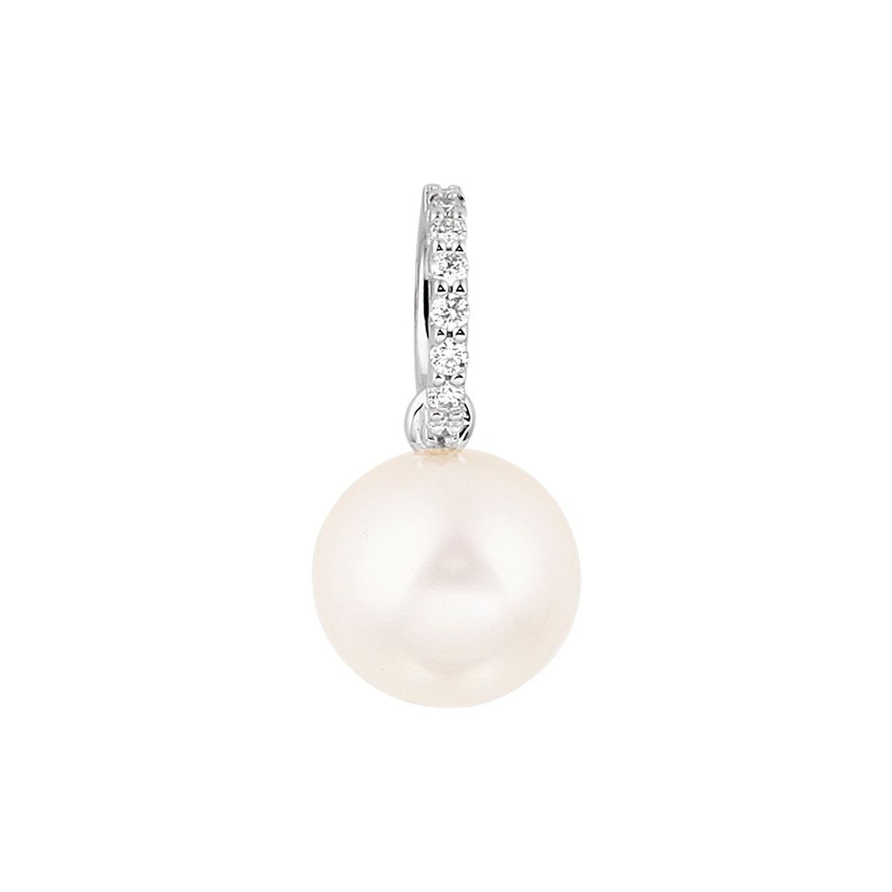 Huiscollectie Hanger parel en diamant 0.08ct 4105447 - 9mm