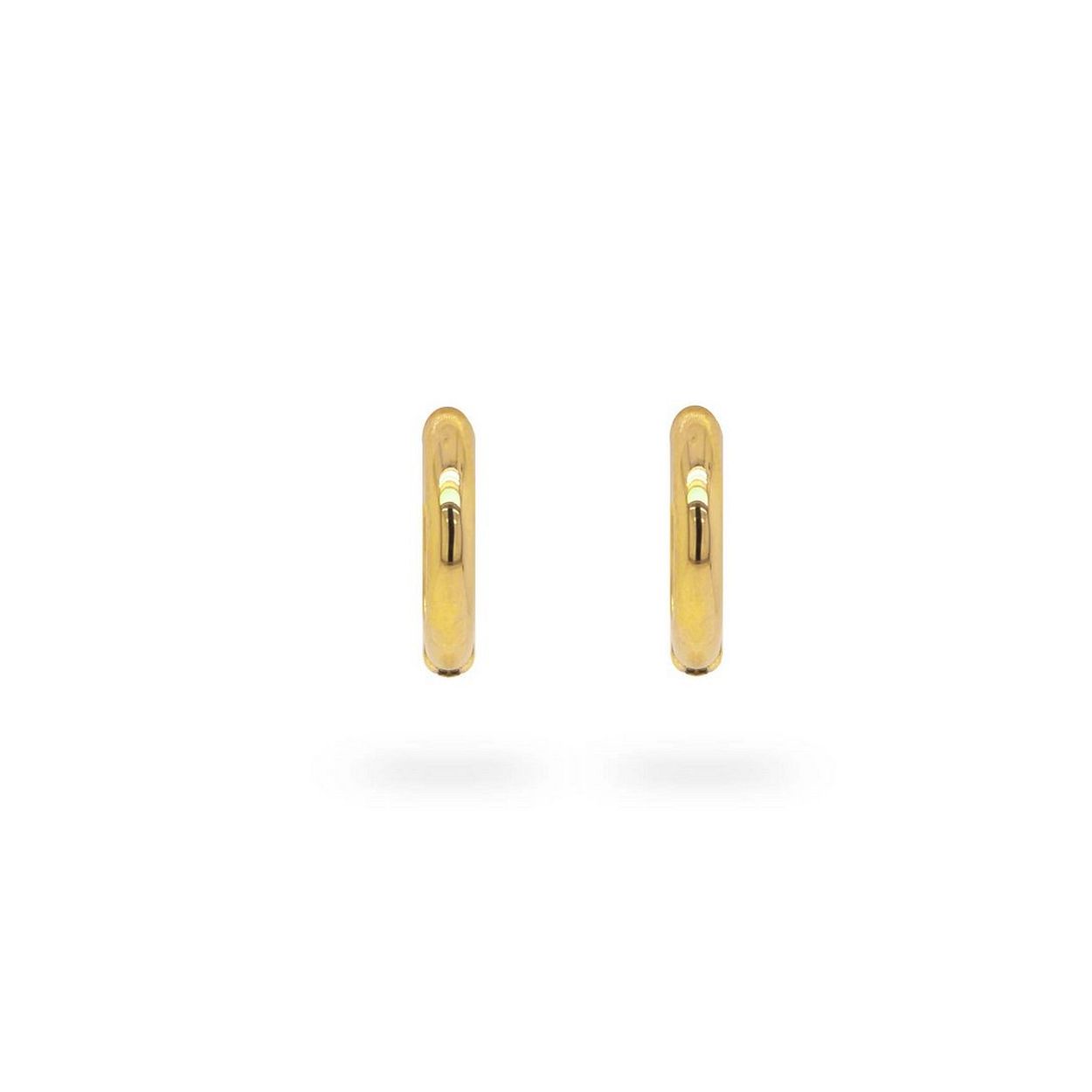 24Kae Creolen - 925 Sterling zilver geelgoud verguld  42415Y