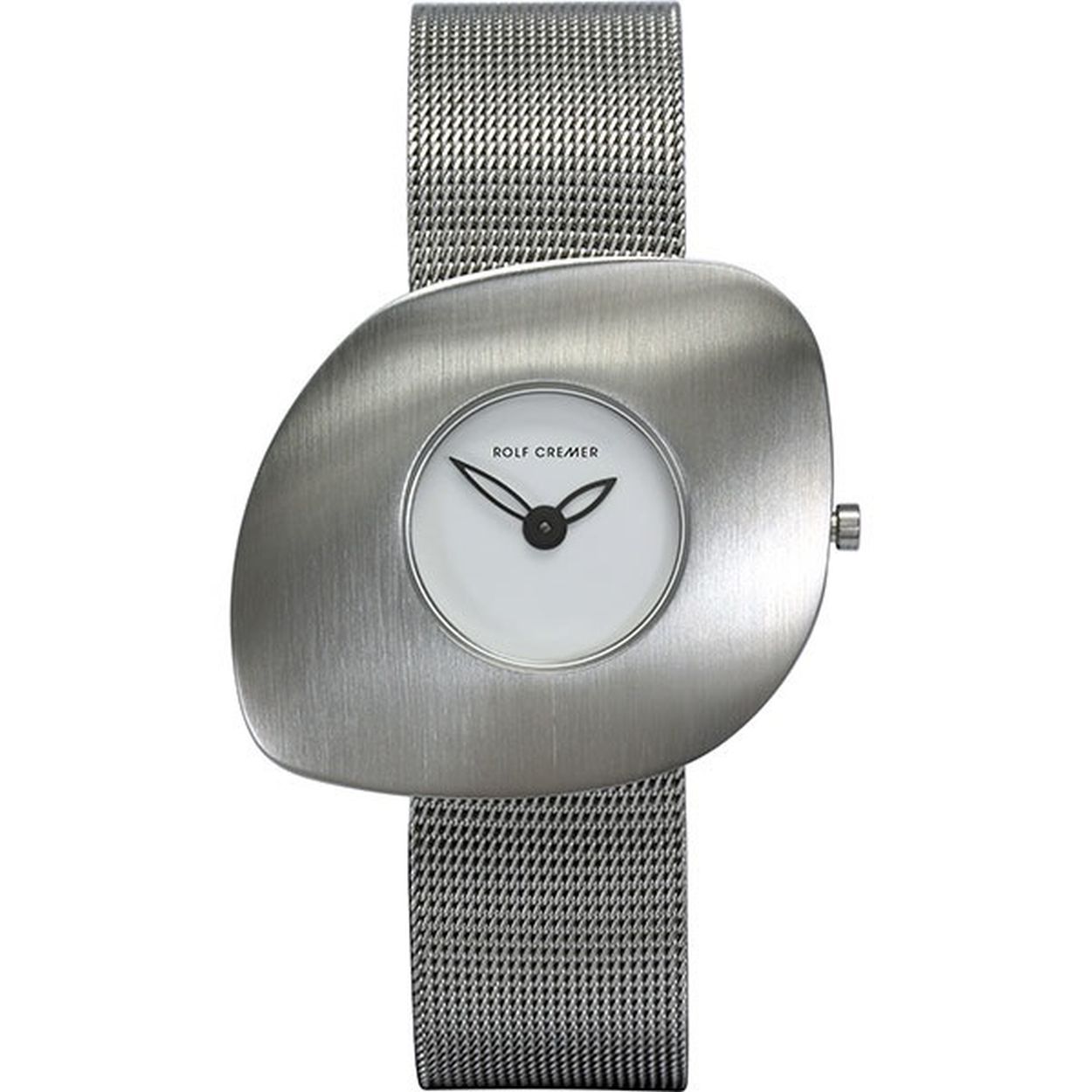 Edelstaal horloge met milanese band
