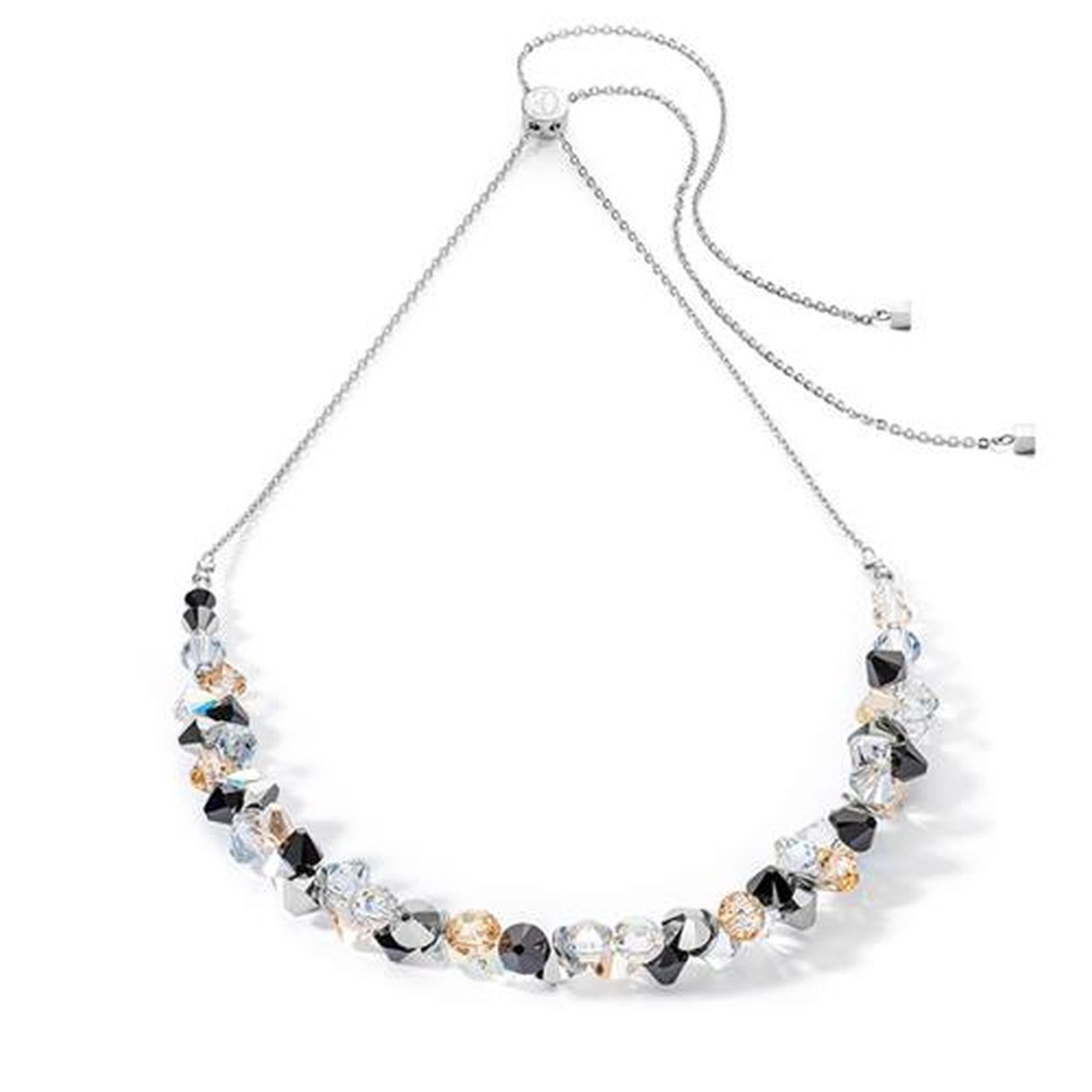 collier met verschillende kleur stenen collier is te verstellen