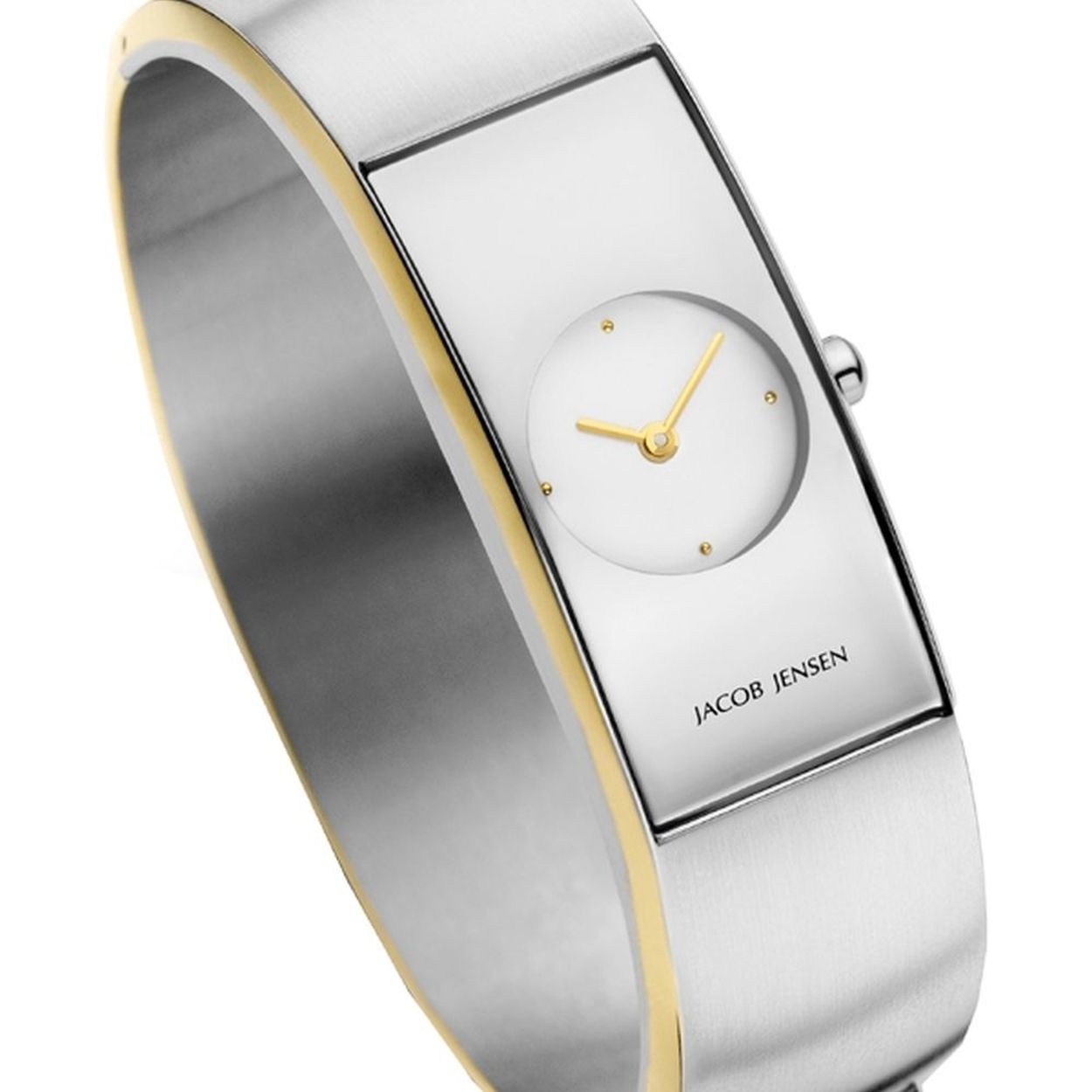 WATCH 481 STAINLESS STEEL JACOB JENSEN 58MM "ECLIPSE" Let op klein krasje op achterkant van de band