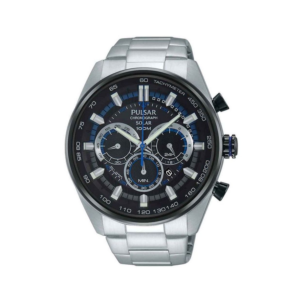 Dit is een prachtig horloge van het merk Pulsar. De band is gemaakt van staal. De kastmaat van dit horloge is 41mm tot 45mm.