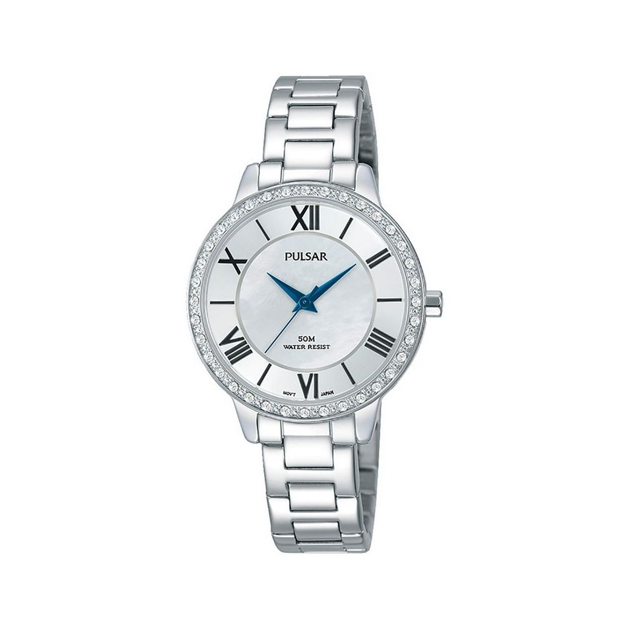 Pulsar horloge PH8399X1 dames staal zilver met swarovski