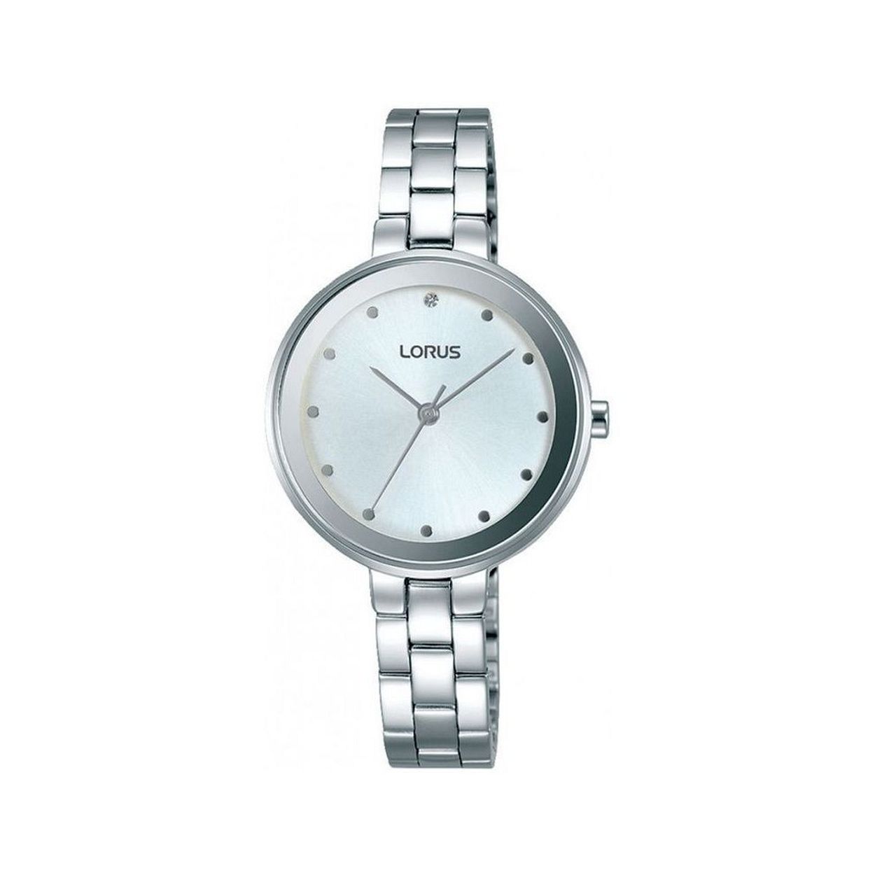 De Lorus is een trendy Vrouwenhorloge met een Analoog uurwerk. De kast is gemaakt van RVS en heeft een diameter van 30mm. De kleur van de horlogekast is Zilver en heeft een Zilver wijzerplaat kleur. De horlogeband heeft de kleur Zilver en is gemaakt van RVS. Daarnaast is de glasplaat van Hardlex