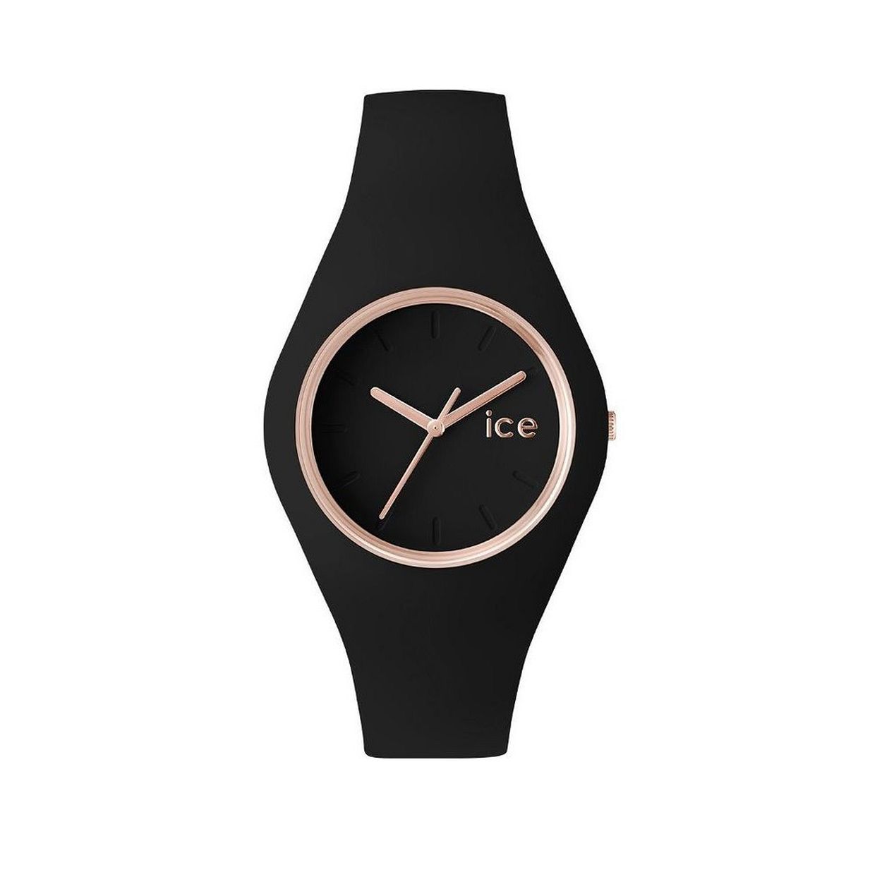 Ice Watch Glam- IW000978   Dit horloge uit de Ice-Watch Ice Glam serie heeft een zwarte siliconen band met zwarte wijzerplaat met zwarte streepjes. Het horloge heeft mineraal glas en een zwarte horlogekast.    HET MERK  Ice-Watch bestaat al sinds 2007 en heeft als motto  "Change. You can". De horloges worden in verschillende kleuren - van transparant tot  fluorescerend  - uitgevoerd. Dit zorgt ervoor dat er een Ice-Watch is voor elke smaak, stijl en elke look waardoor je zo vaak van Ice-Watch kunt  wisselen zoals je wilt.    SPECIFICATIES  - Mineraal glas  - Ronde kastvorm   - � 43 mm  - Zwarte horlogekast  - Zwarte wijzerplaat   - Zwarte siliconen horlogeband  - 10 ATM (Zwemmen & Snorkelen)