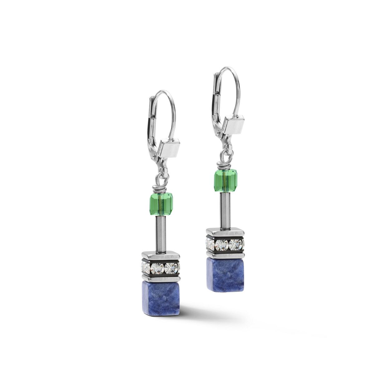Coeur de Lion 4905/20-0705 Oorhangers Blue-Green