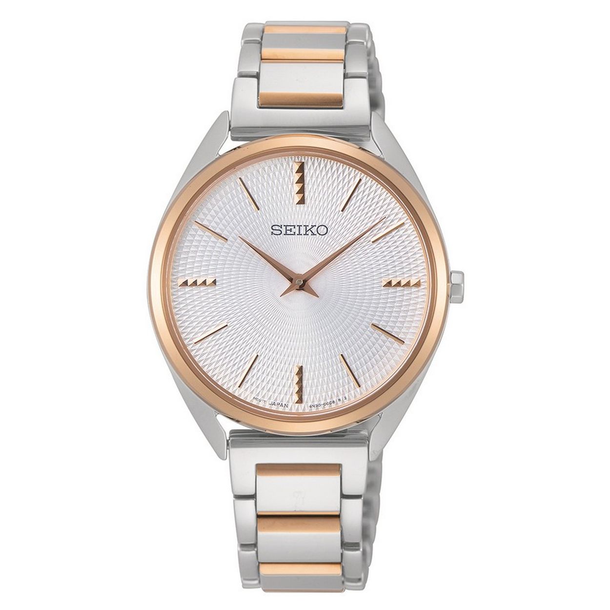 Ontdek de schitterende SEIKO SWR034P1. Een edelstaal horloge met een kastmaat van 32 mm.