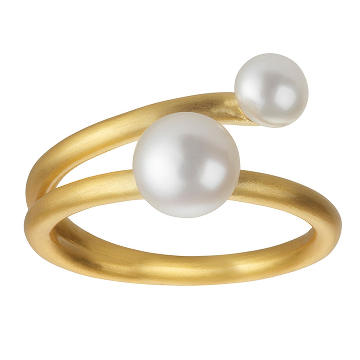 Coco ring - Goud verguld