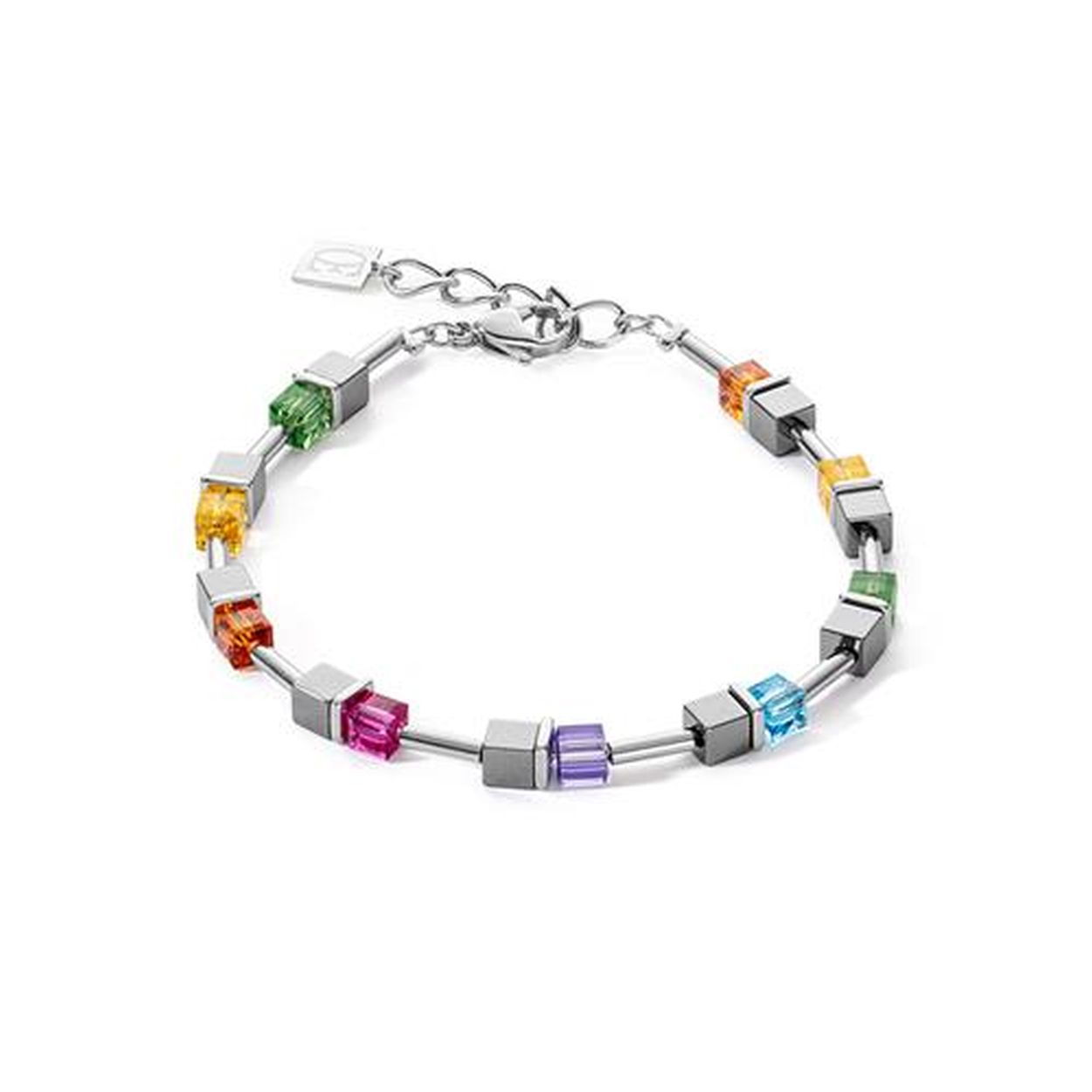 Coeur de Lion armband, multicolor/grijs